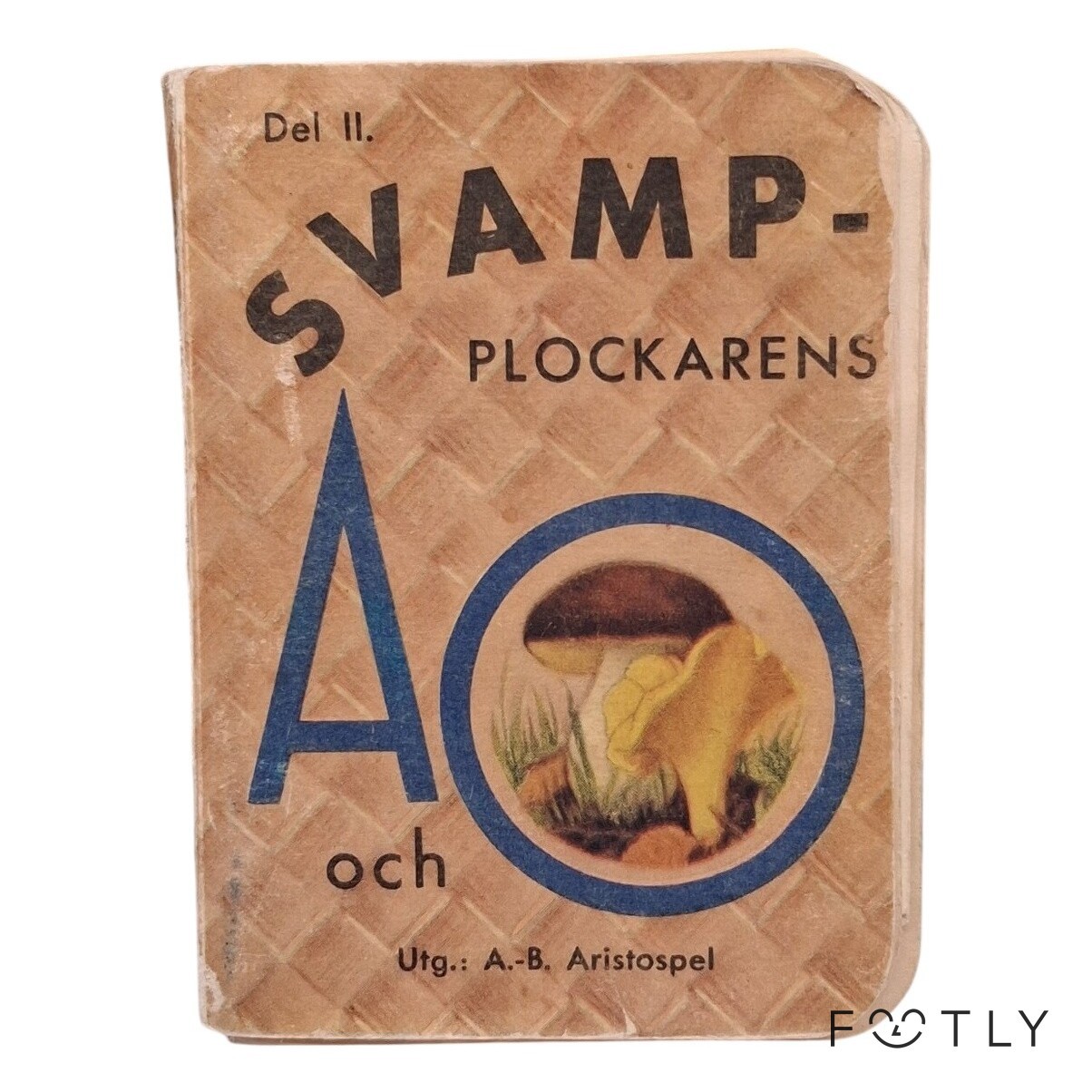 Svampplockarens A och O Del II Bok Vintage 1943 Aristospel Svampguide