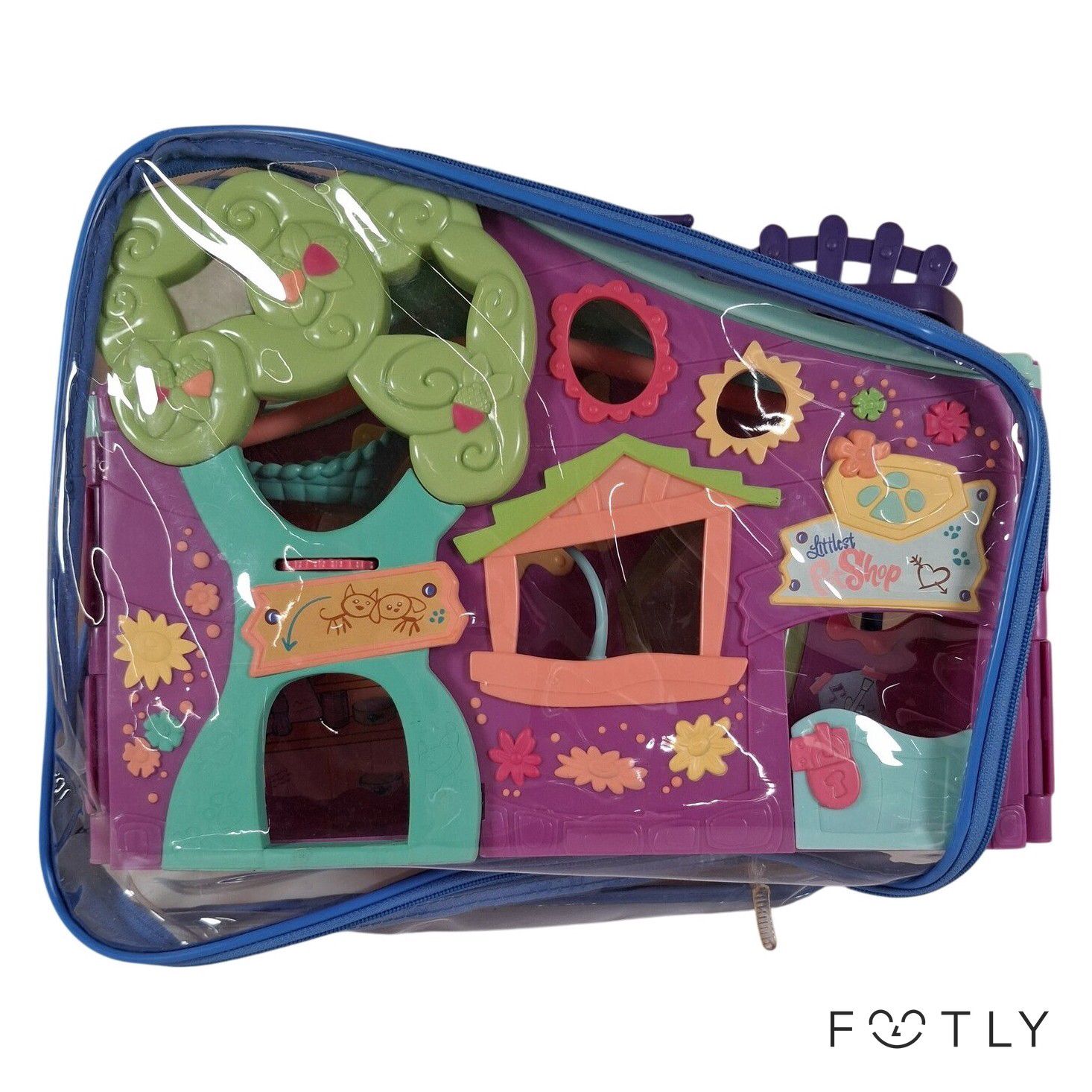 Hasbro Littlest Pet Shop Hus C-031G Leksakshus Färggrann Plast 2007 Vintage