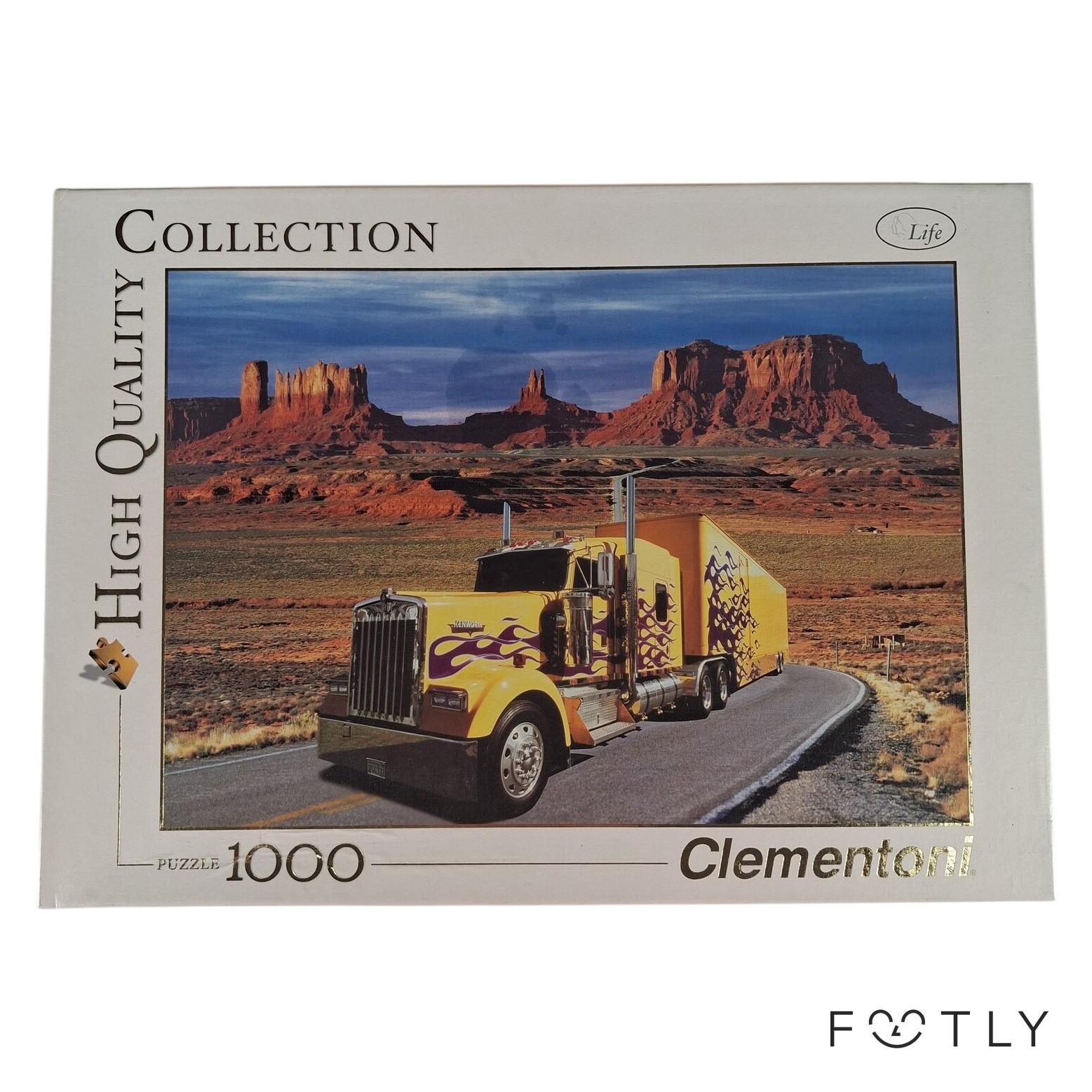 Clementoni 31482 Monument Valley 1000 Bitar Pussel Lastbil High Quality Puzzle