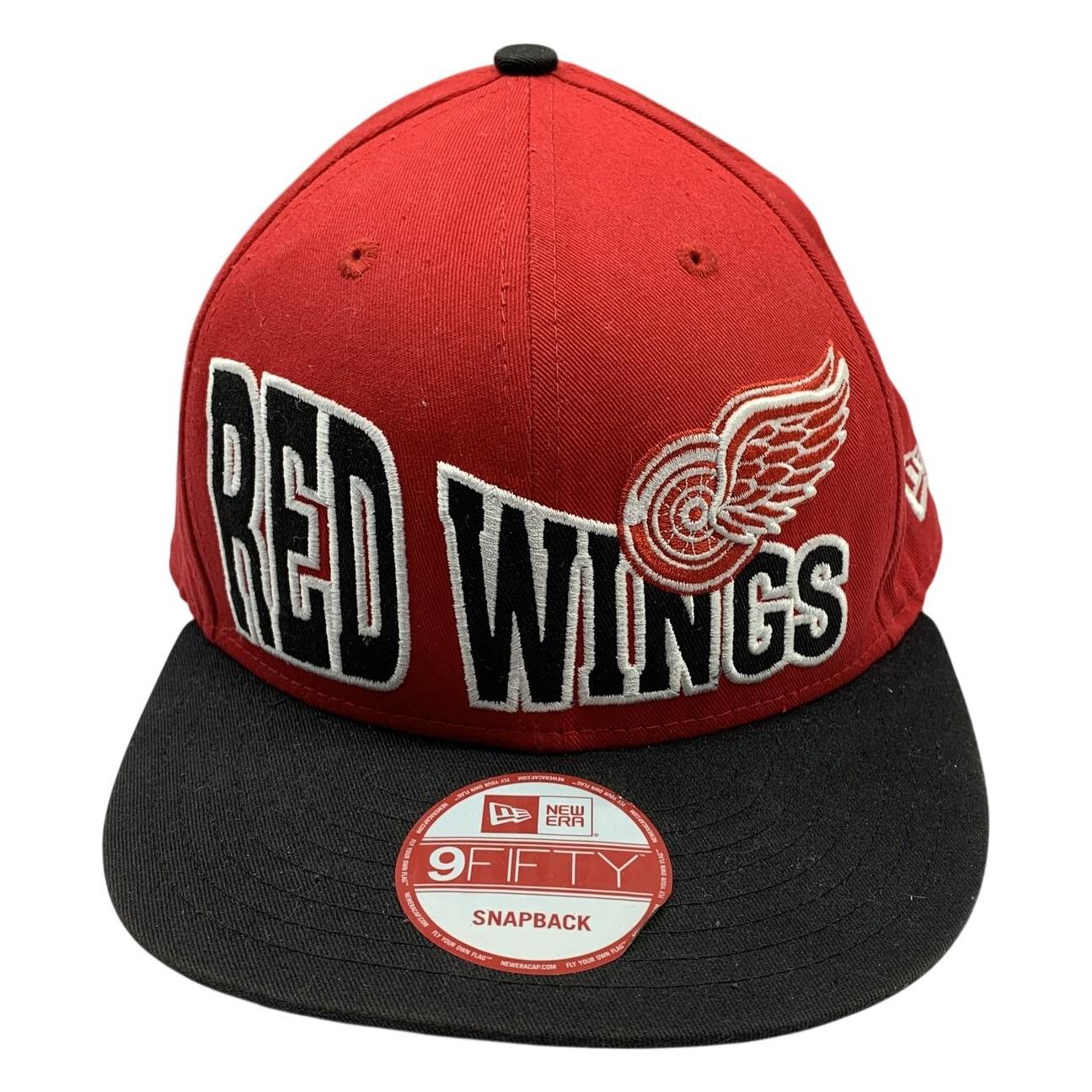 NHL Detroit Red Wings Keps New Era 9Fifty Snapback Röd Svart One Size Hockey