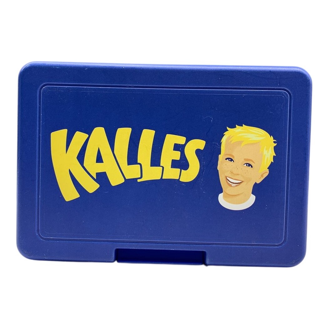 Kalles Kaviar Matlåda Blå Plast Lunchbox Samlarpryl