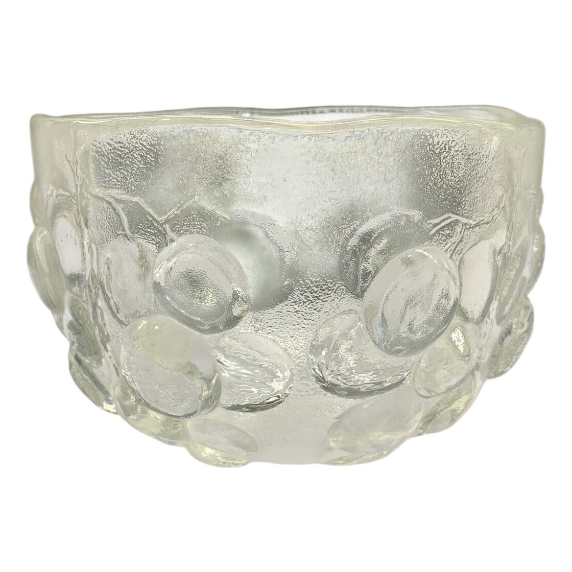 Skål Kosta Boda Druvan Skål Ann Wärff Grape Pressglas Vintage Design Glass