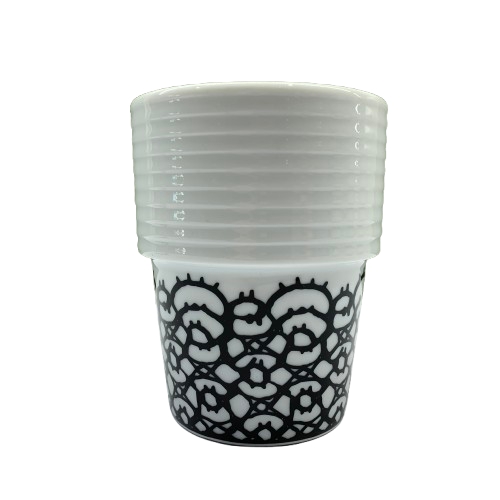 Rörstrand Filippa K Spets (Lace) Mugg Svart/Vit Design