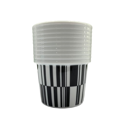 Rörstrand Filippa K Deco Mugg Design Svart/Vit