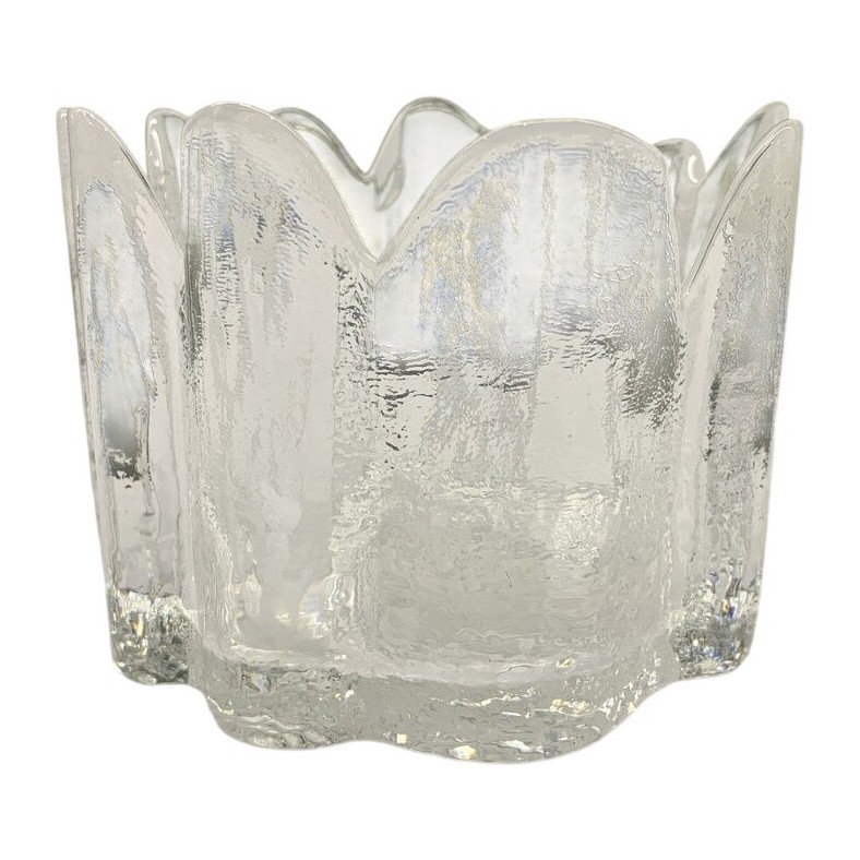 Skruf Sweden Ljuslykta Design Glas Sweden Retro