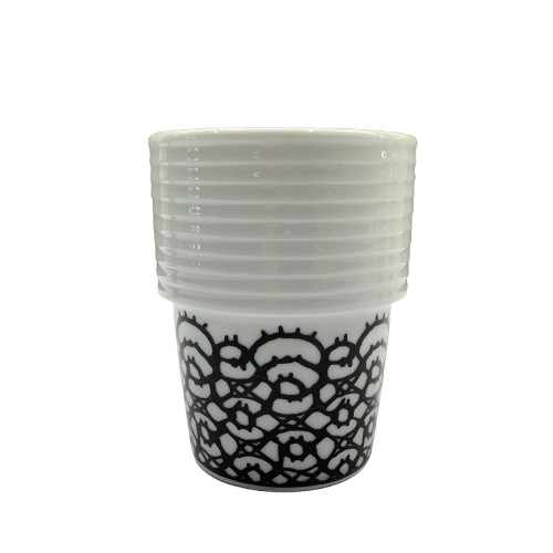 Rörstrand Filippa K Spets (Lace) Mugg Svart/Vit Design