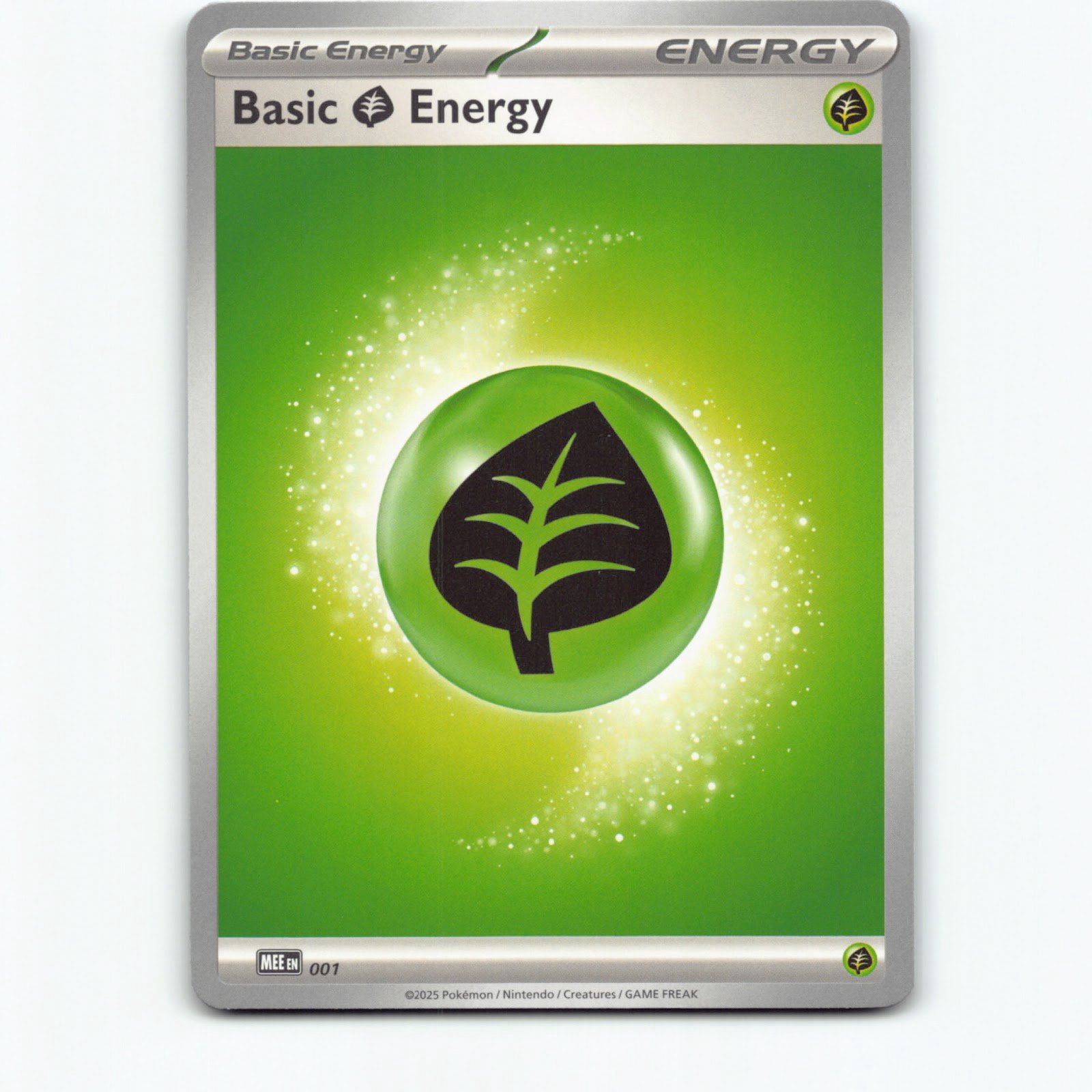 Pokémon Basic Grass Energy MEE EN 001/008 Pokemon Kort Mega Evolution Energy Meg