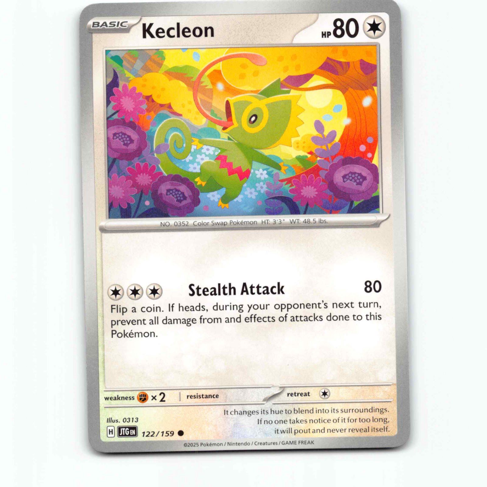 Kecleon 122/159 Pokémon JTG EN Journey Together Pokemon Kort Scarlet & Violet