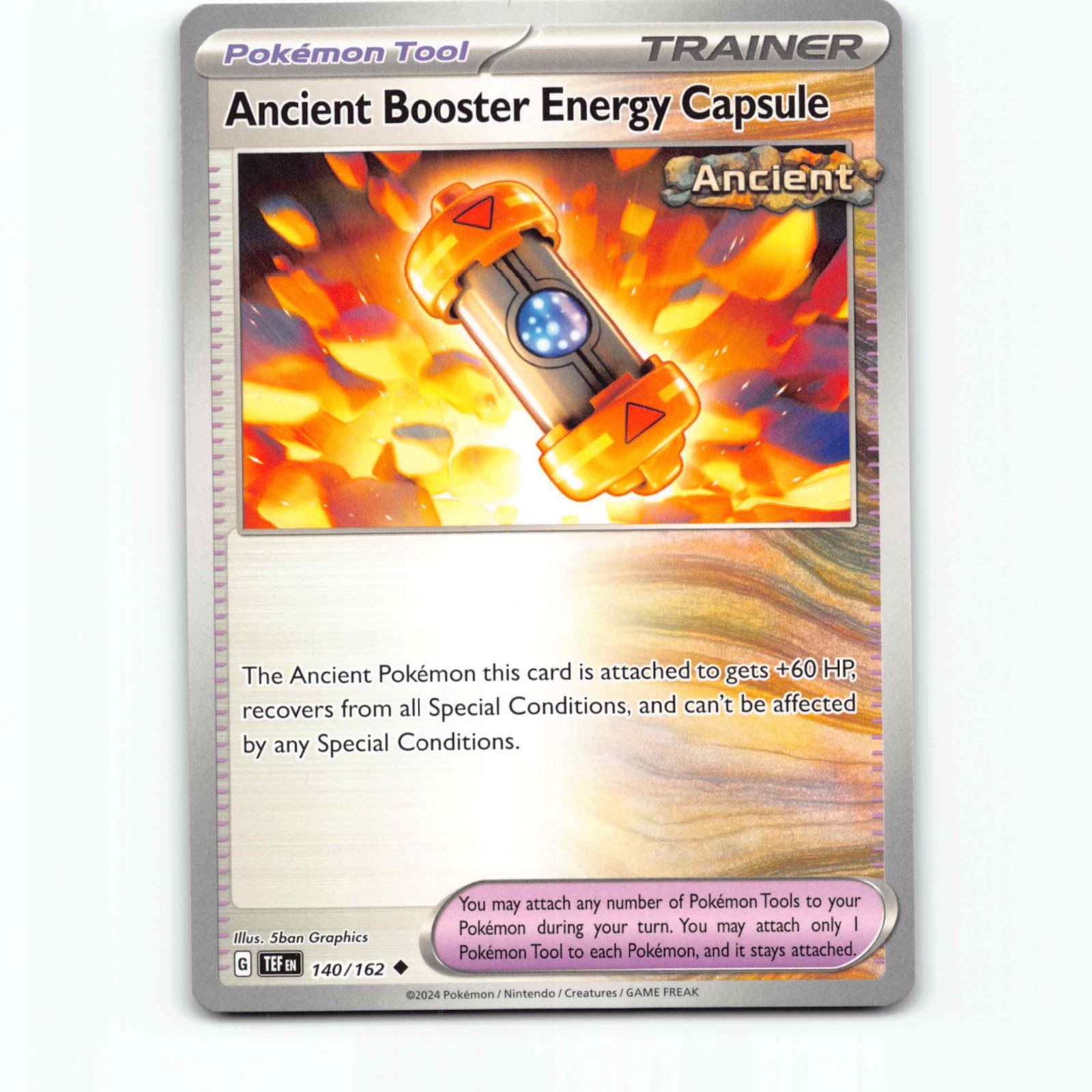 Ancient Booster Energy Capsule 140/162 Pokémon TEF EN Temporal Forces Pokemon Ko