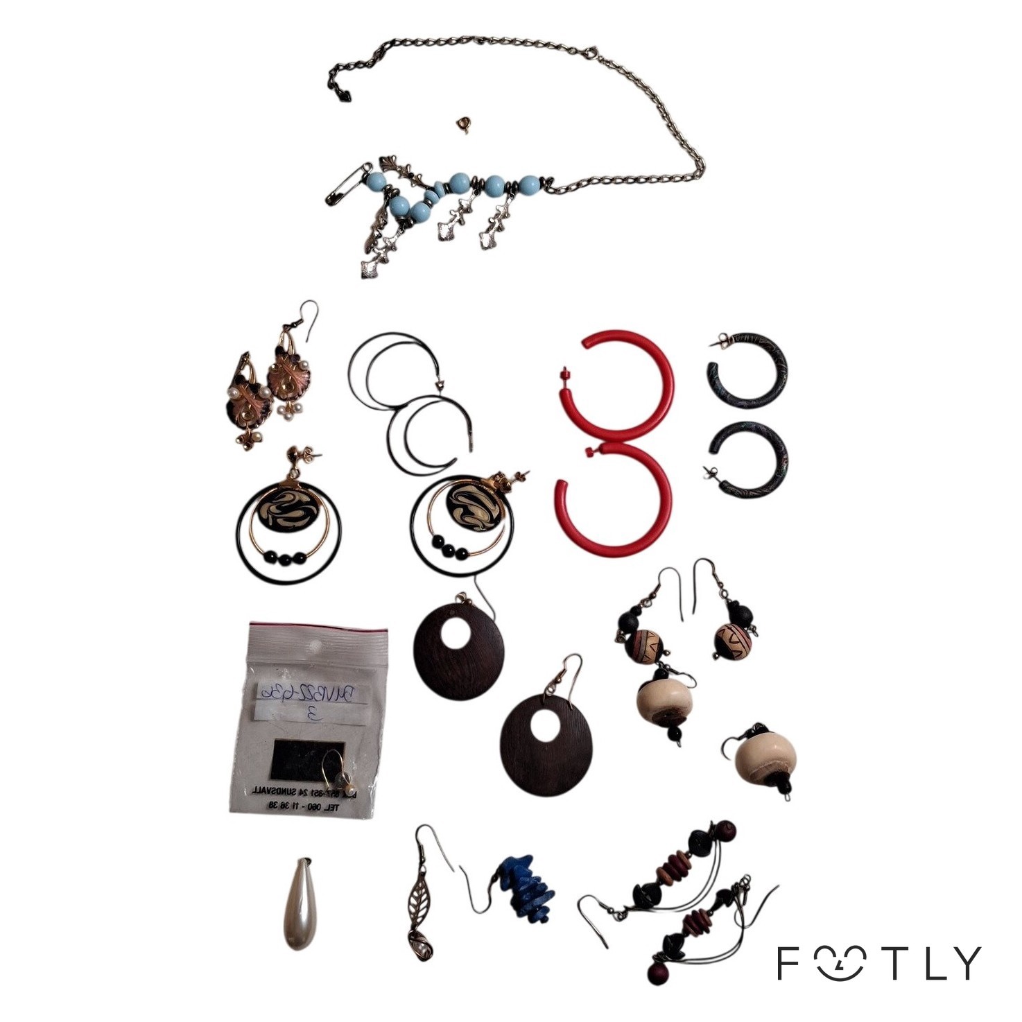 Smyckespaket Örhängen Smycken Vintage Mixade Metall Plast Trä Parti Smycke Paket