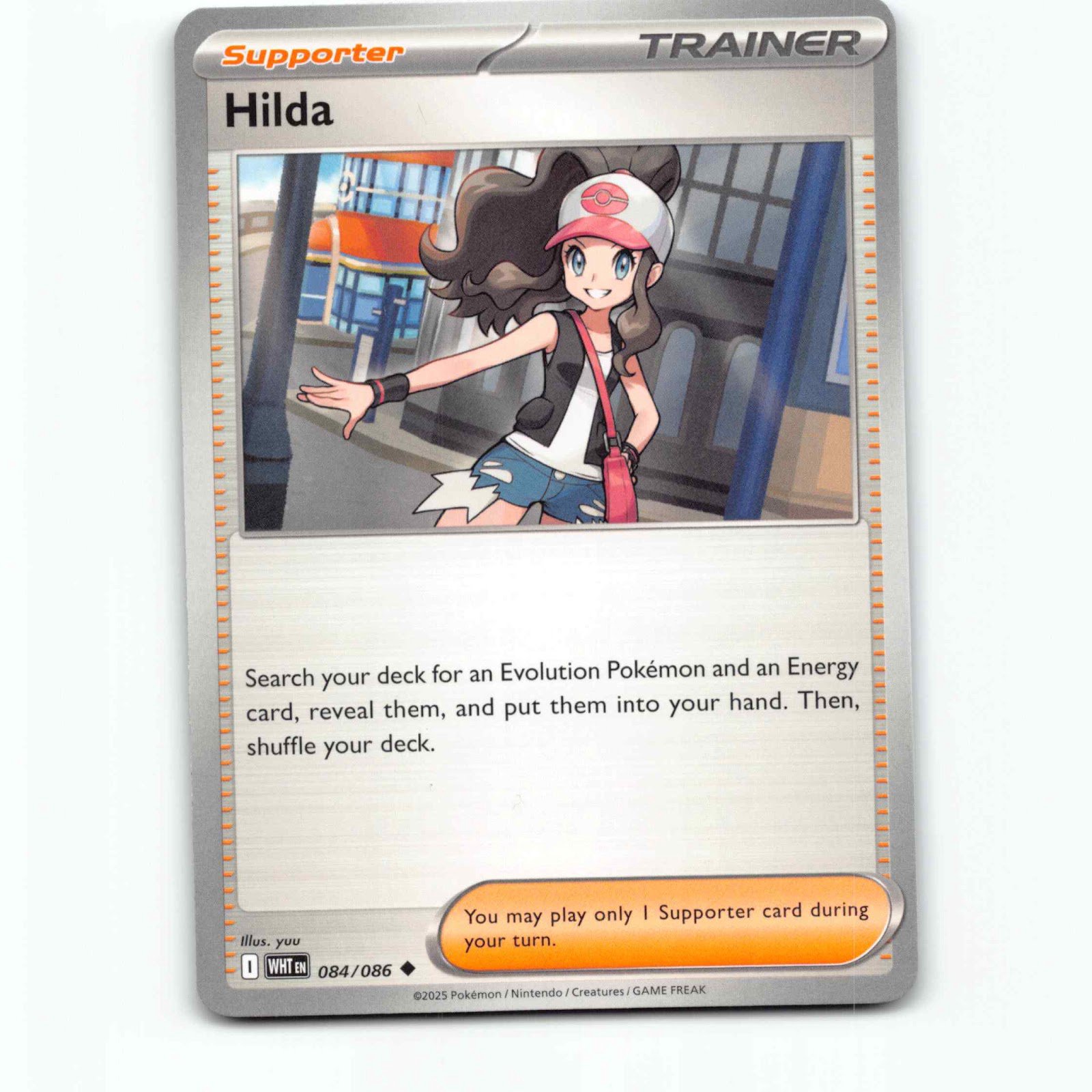 Hilda 084/086 Pokémon WHT EN White Flare Pokemon Kort Scarlet & Violet