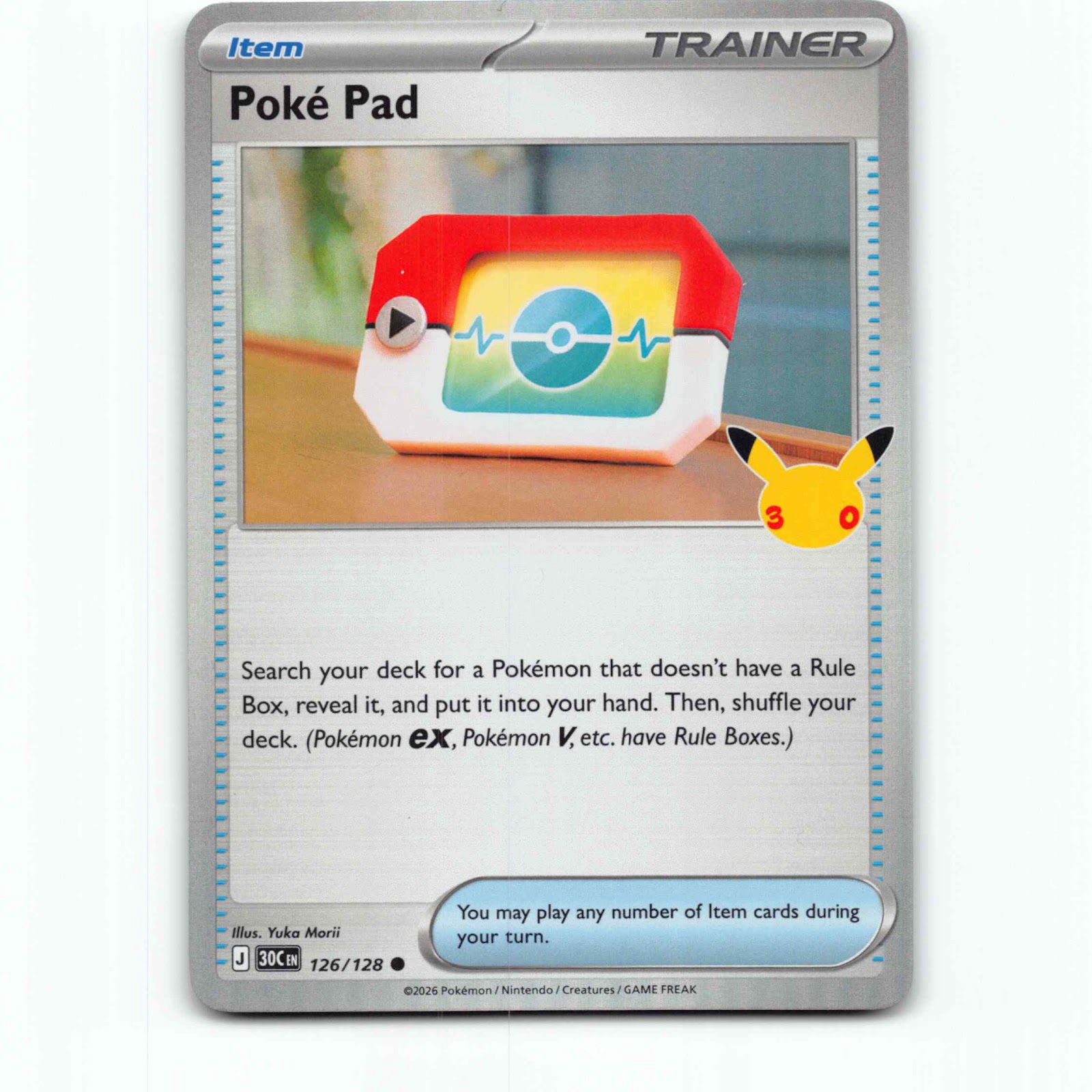 Palkia 20 Holo Pokémon 30C EN 020/128 30th Celebration Pokemon Kort