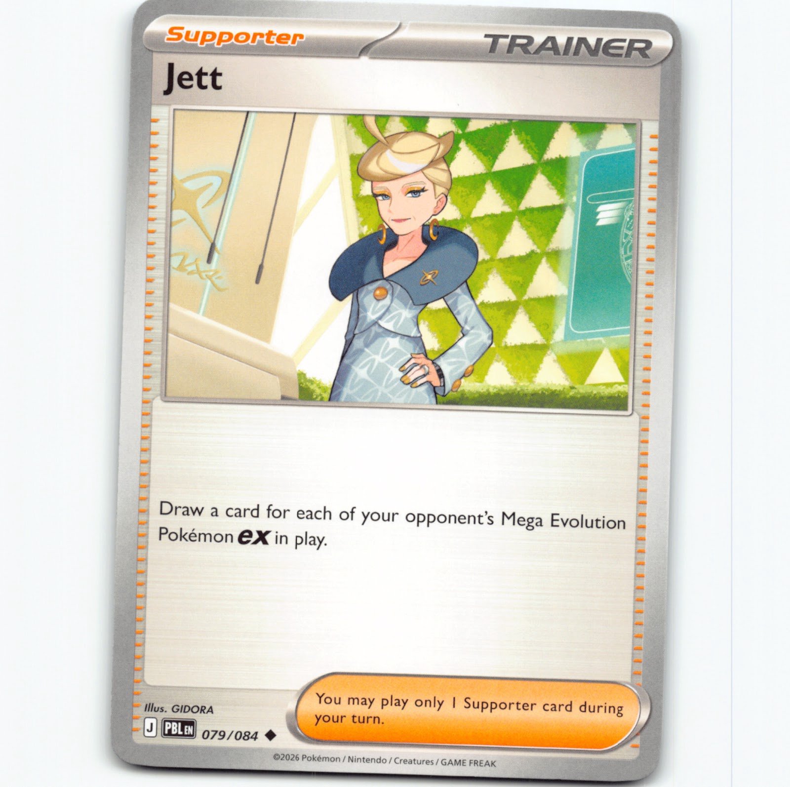 Pokémon Jett PBL EN 079/084 Pokemon Kort Pitch Black Mega Evolution
