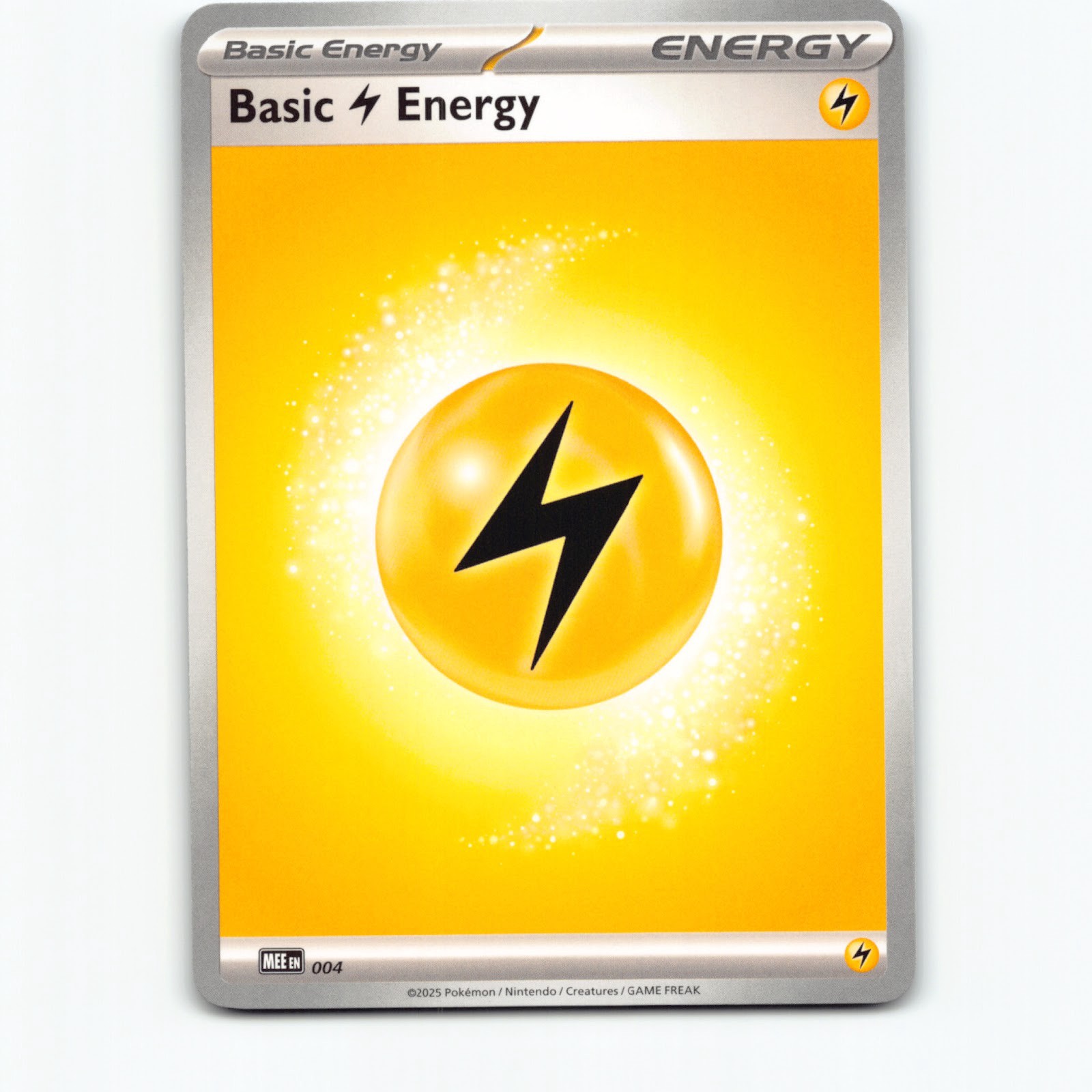 Pokémon Basic Lightning Energy MEE EN 004/008 Pokemon Kort Mega Evolution Energy