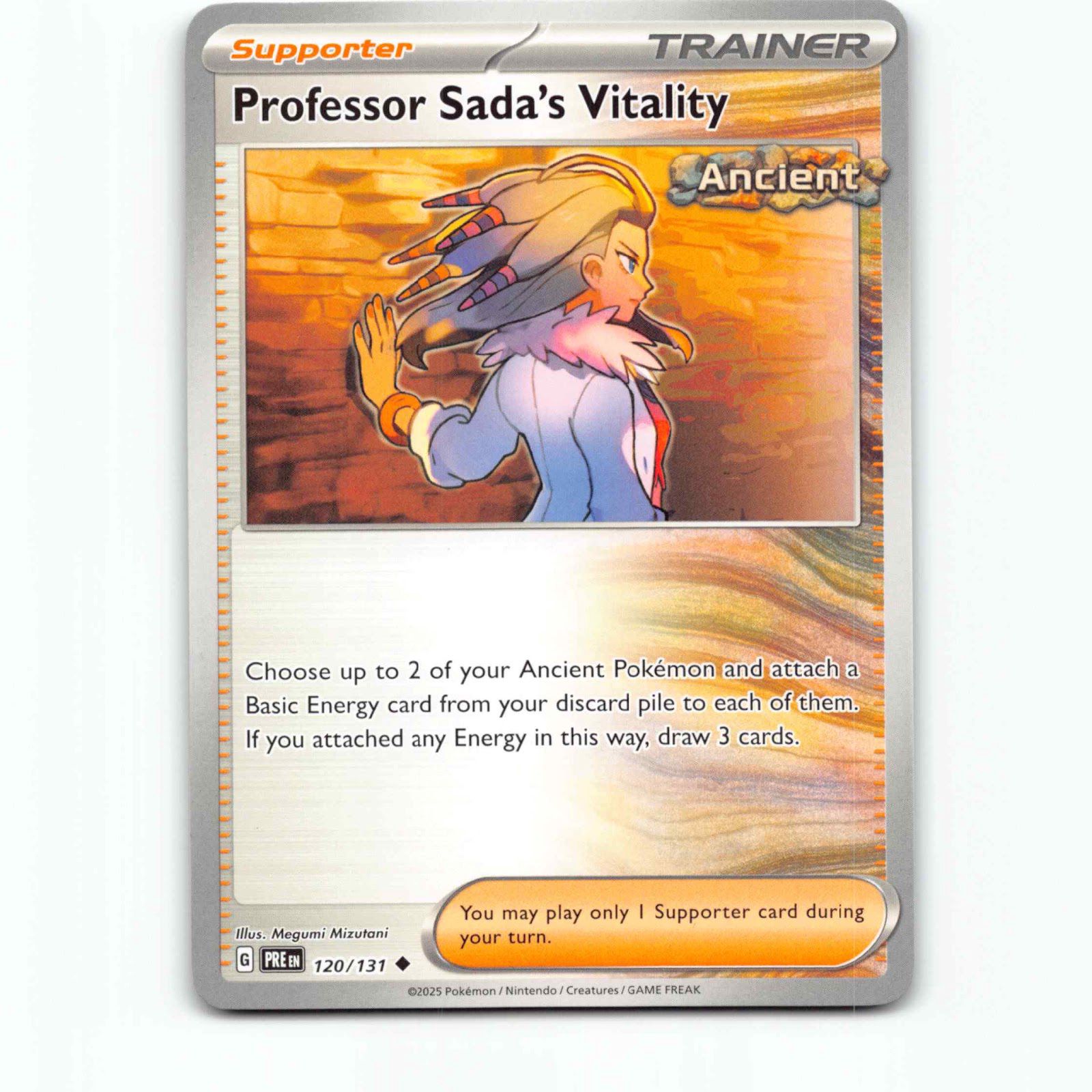 Professor Sada's Vitality 120/131 Pokémon PRE EN Prismatic Evolutions Pokemon Ko