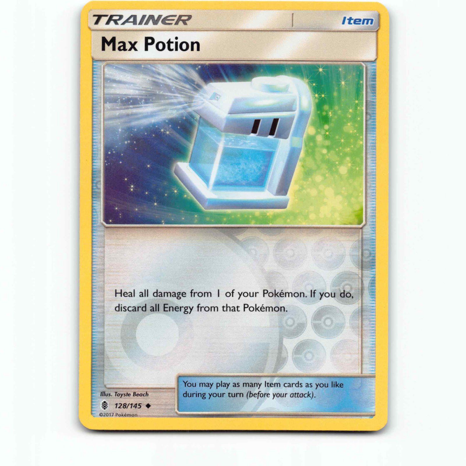 Max Potion 128/145 Pokémon Reverse Holo GRI EN Guardians Rising Pokemon Kort Sun