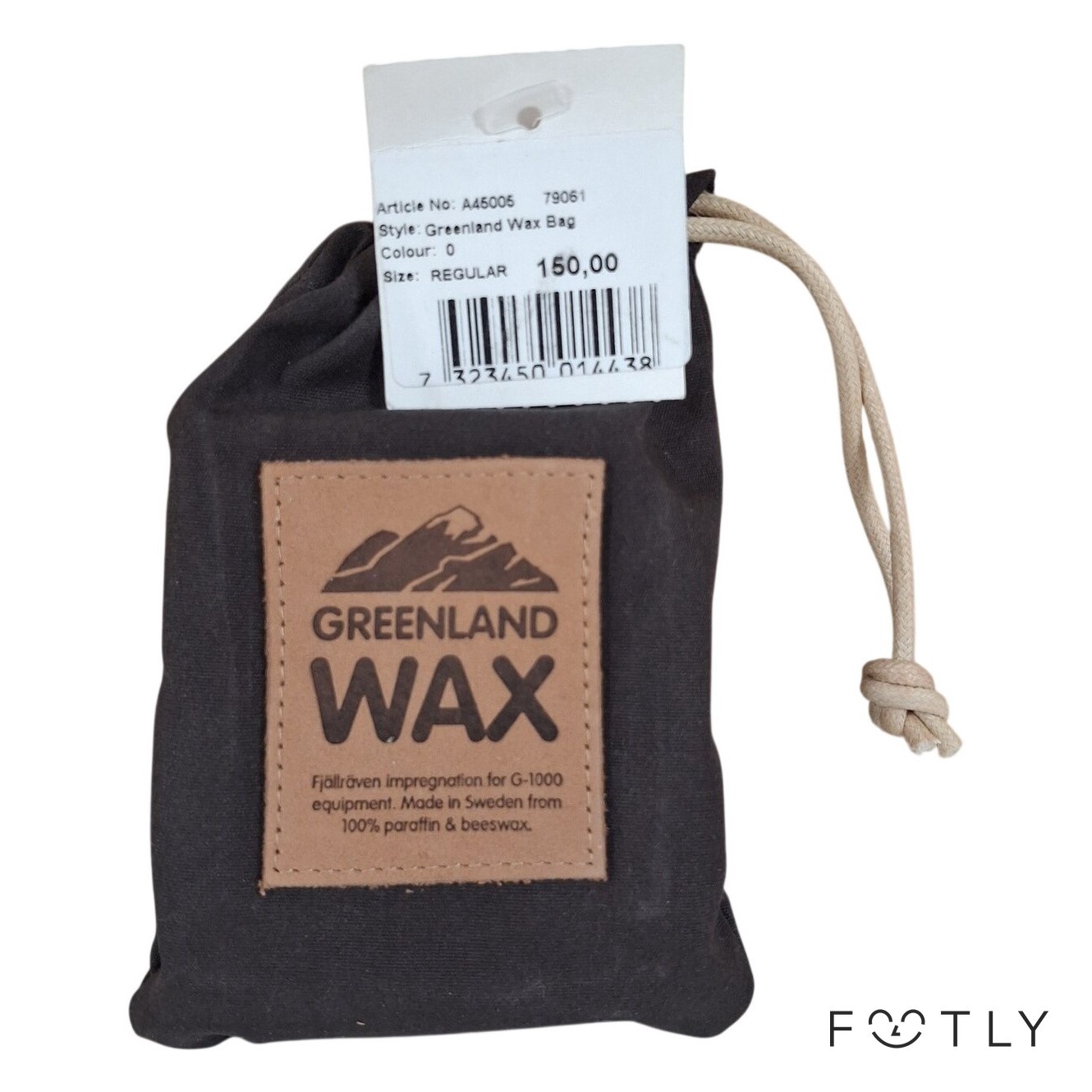 Fjällräven Greenland Wax Impregnering G-1000 Paraffin Bivax Made in Sweden