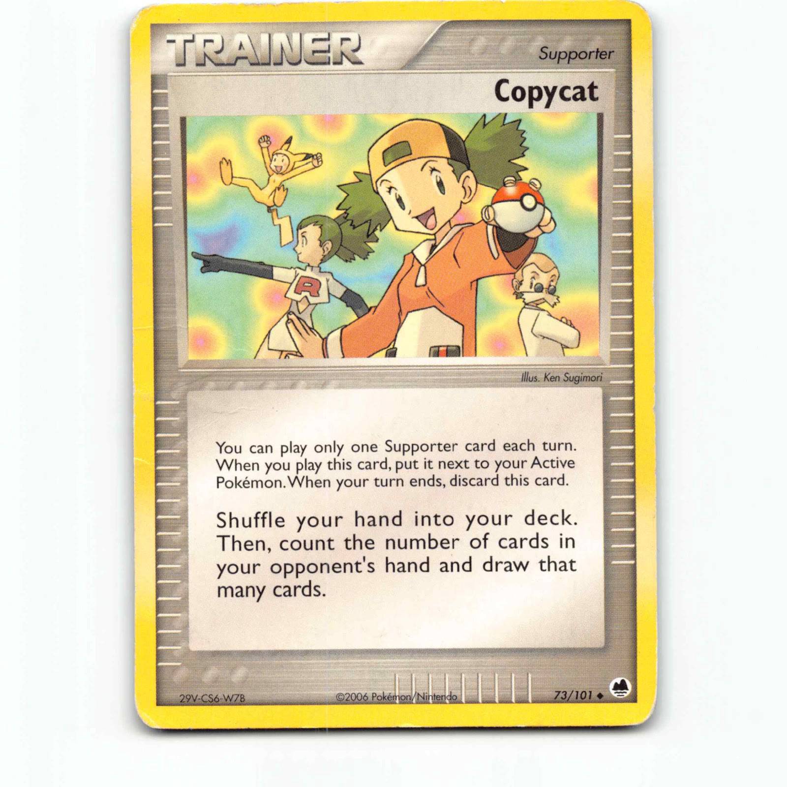 Copycat 73 Pokémon DF EN 73/101 Dragon Frontiers Pokemon Kort EX-Era