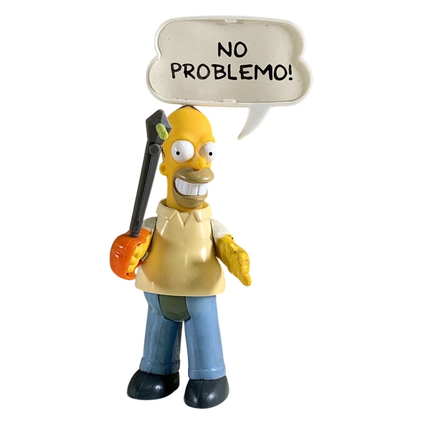 The Simpsons Homer Figur Vintage 1990 Plast No Problemo Samlarfigur 90-tal Retro