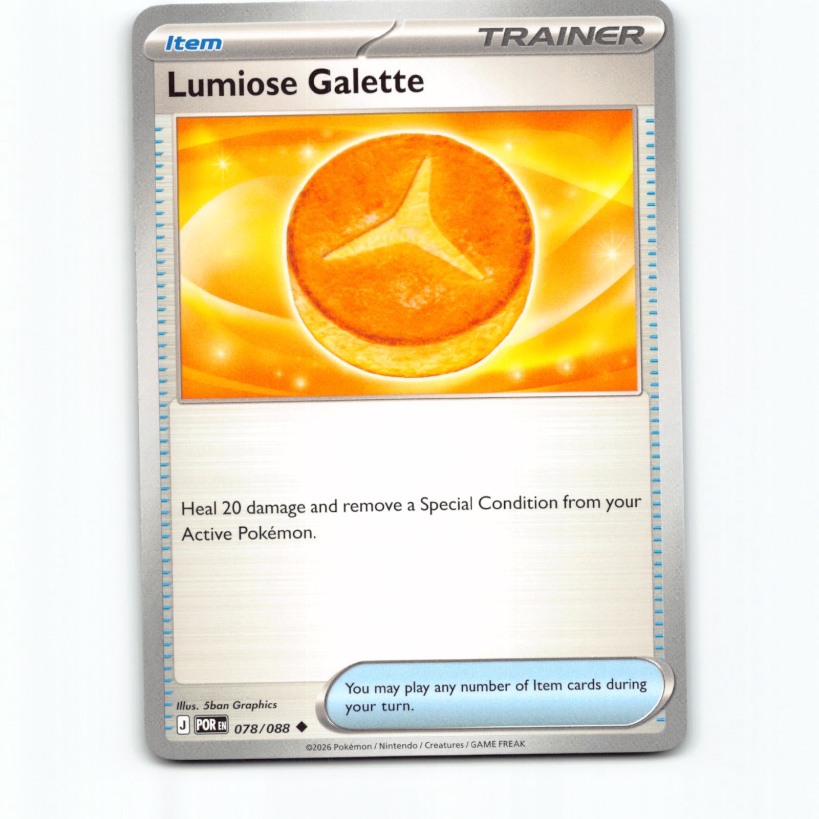 Pokémon Lumiose Galette POR EN 078/088 Pokemon Kort Perfect Order Mega Evolution