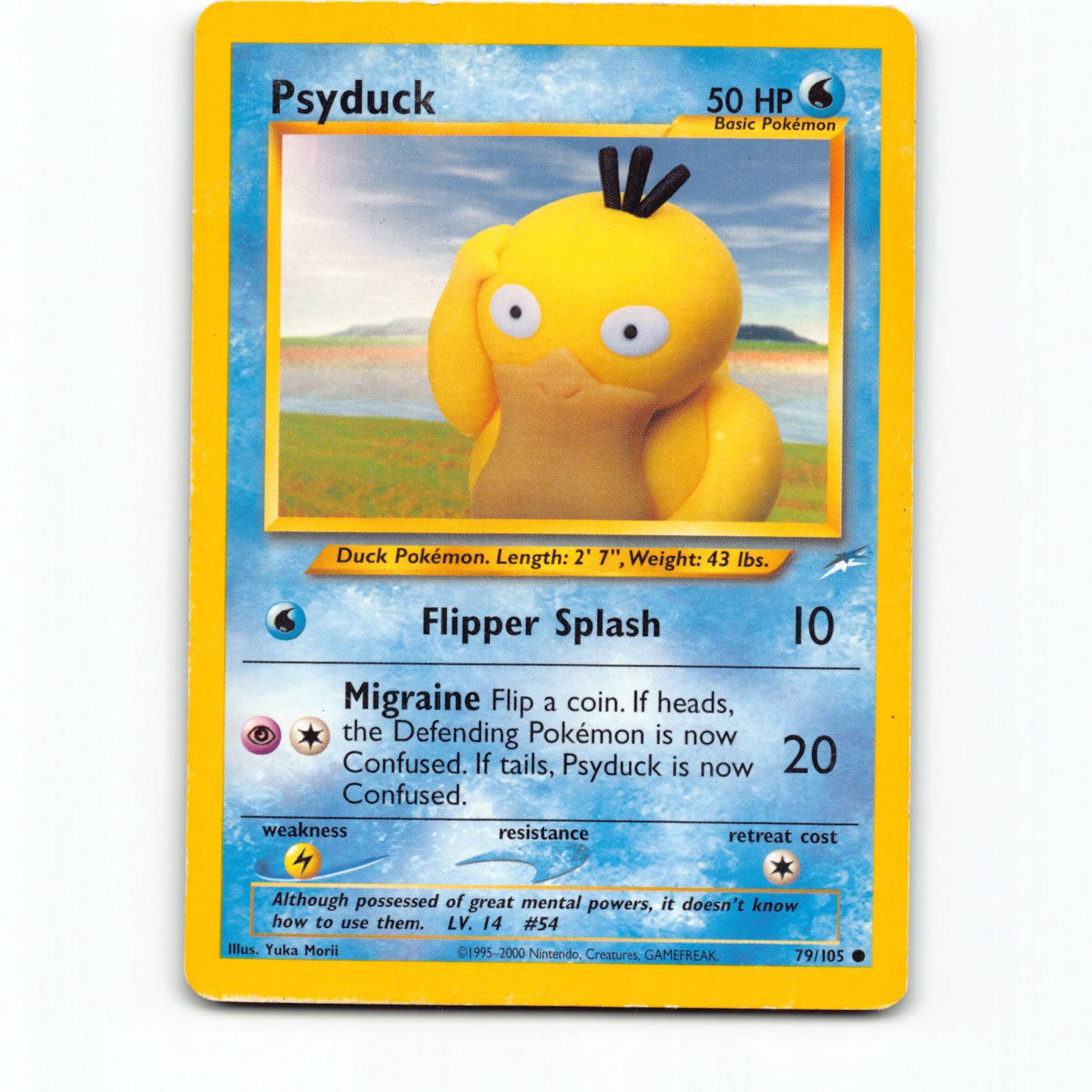 Pokémon Psyduck 79/105 N4 EN Pokemon Kort Neo Destiny Wizards of The Coast