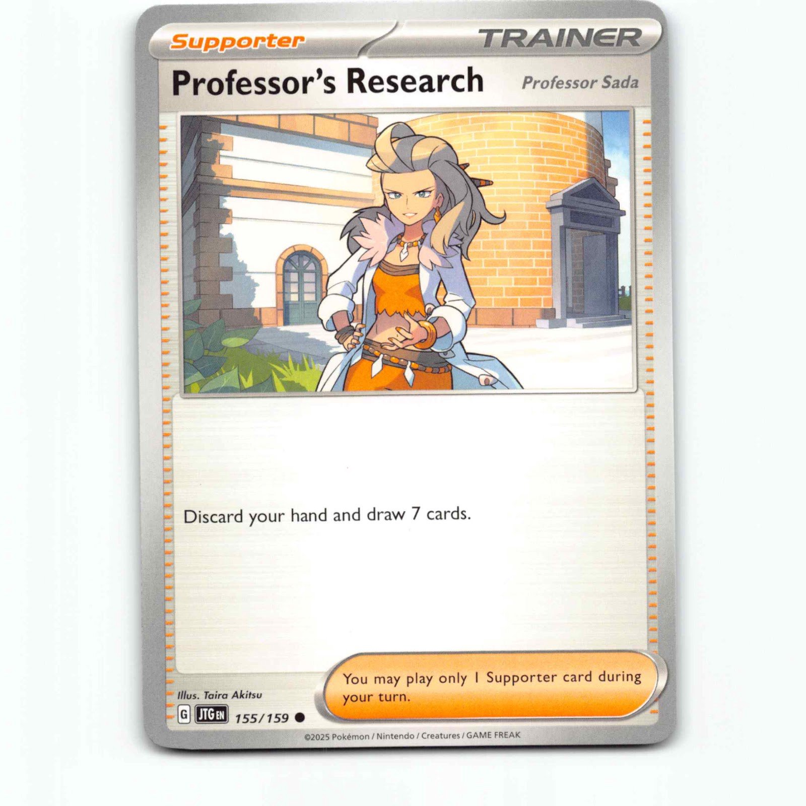 Professor's Research: Professor Sada 155/159 Pokémon JTG EN Journey Together Pok