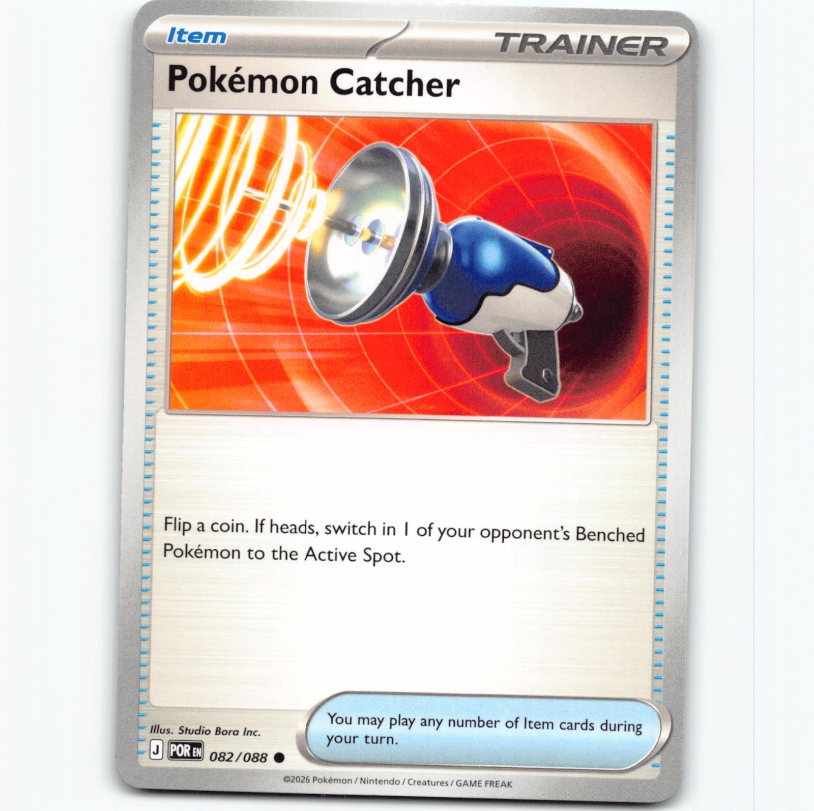 Pokémon Pokémon Catcher POR EN 082/088 Pokemon Kort Perfect Order
