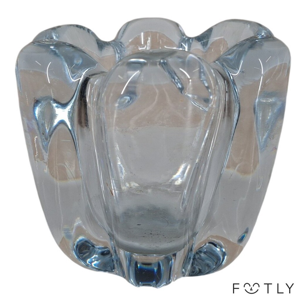 Orrefors Stella Polaris Vas Vicke Lindstrand Design Glas Sweden Vintage Glass