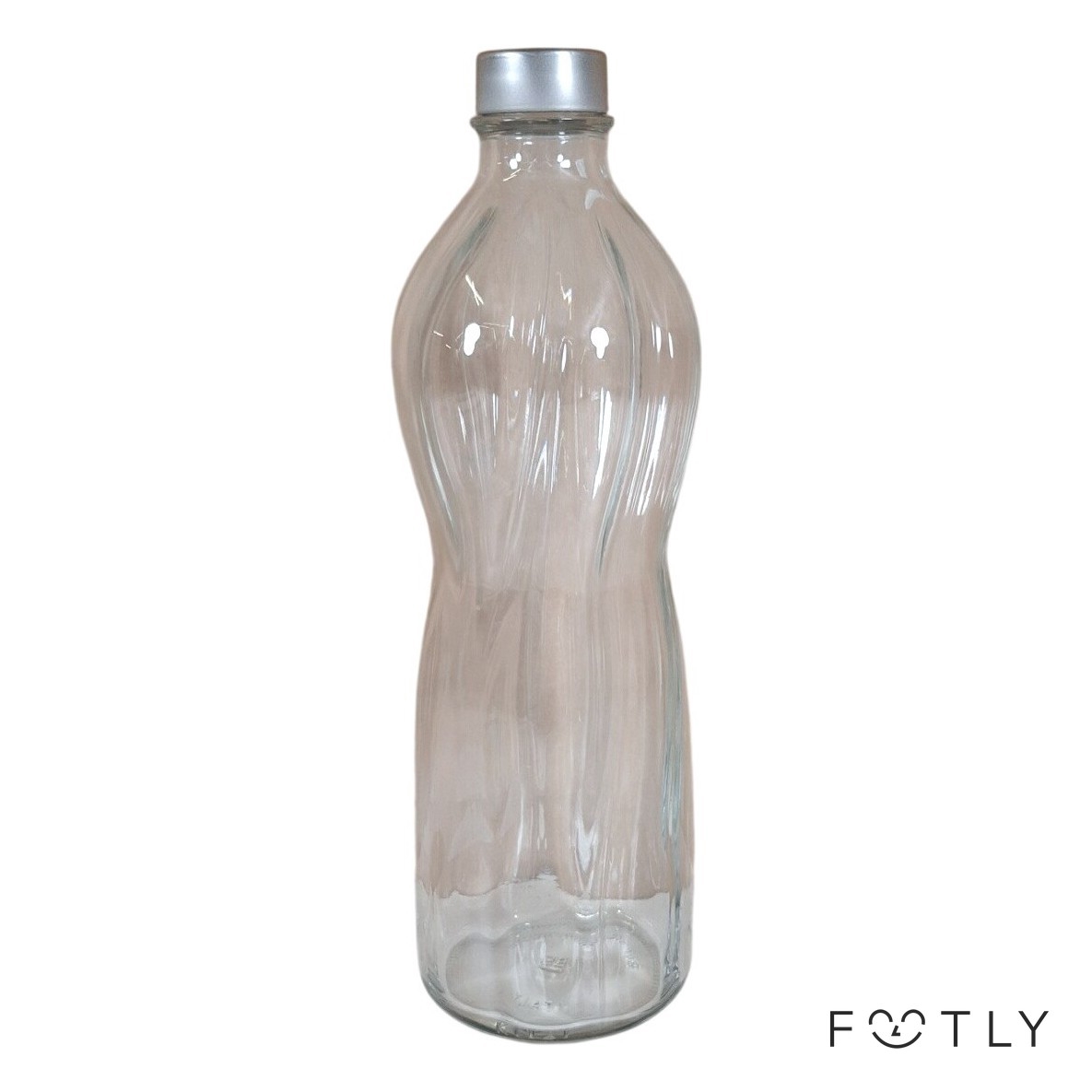 Bormioli Rocco Flaska Glas Skruvkork Italy Vattenflaska Transparent Kanna