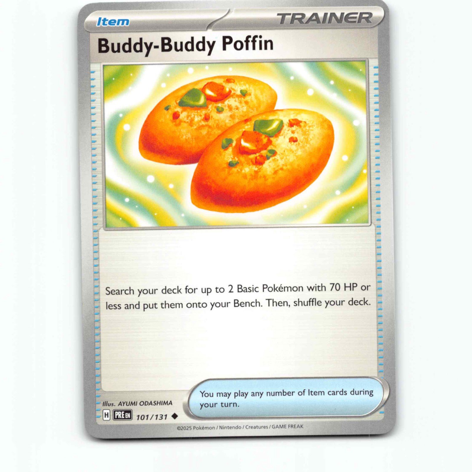 Buddy-Buddy Poffin 101/131 Pokémon PRE EN Prismatic Evolutions Pokemon Kort Scar