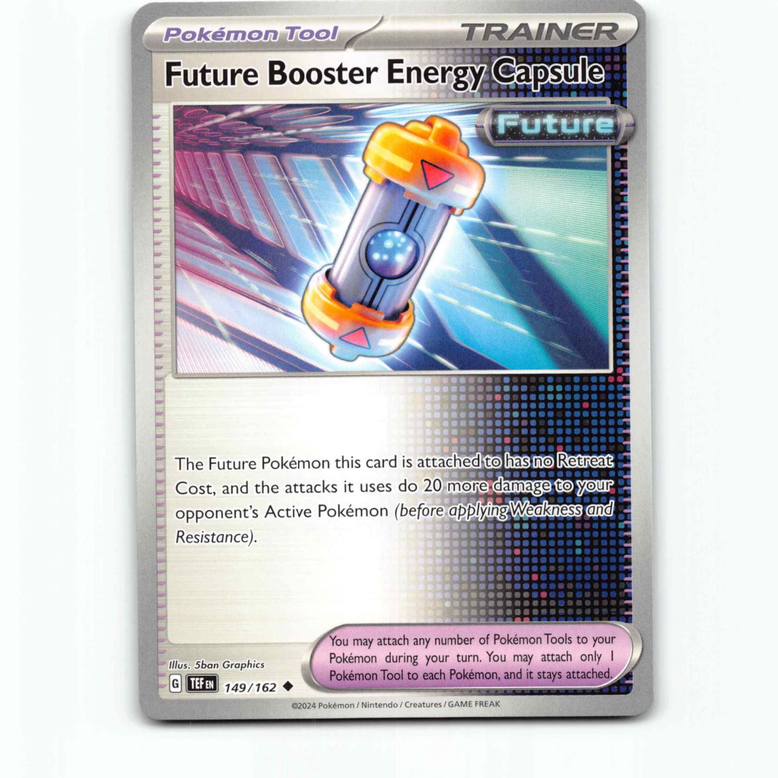 Future Booster Energy Capsule 149/162 Pokémon TEF EN Temporal Forces Pokemon Kor