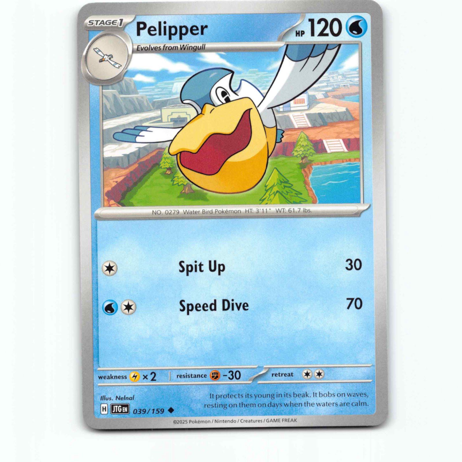 Pelipper 039/159 Pokémon JTG EN Journey Together Pokemon Kort Scarlet & Violet