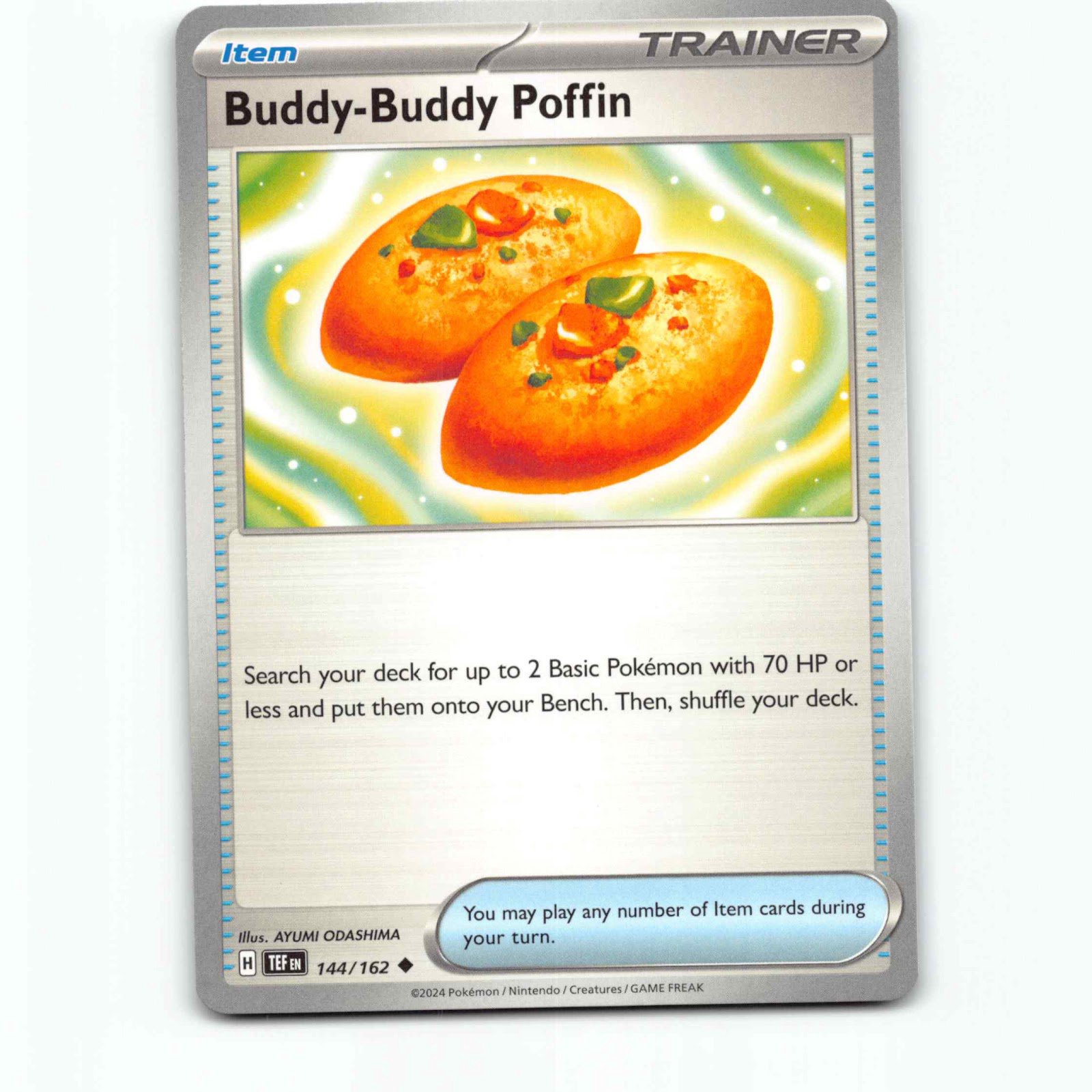 Buddy-Buddy Poffin 144/162 Pokémon TEF EN Temporal Forces Pokemon Kort Scarlet &