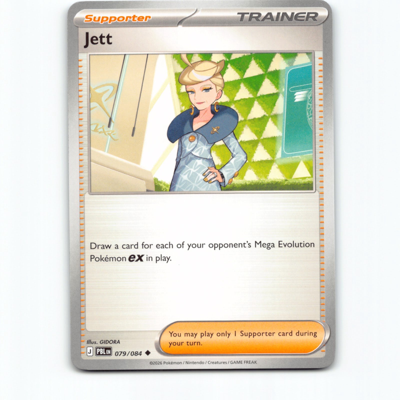 Pokémon Jett PBL EN 079/084 Pokemon Kort Pitch Black Mega Evolution