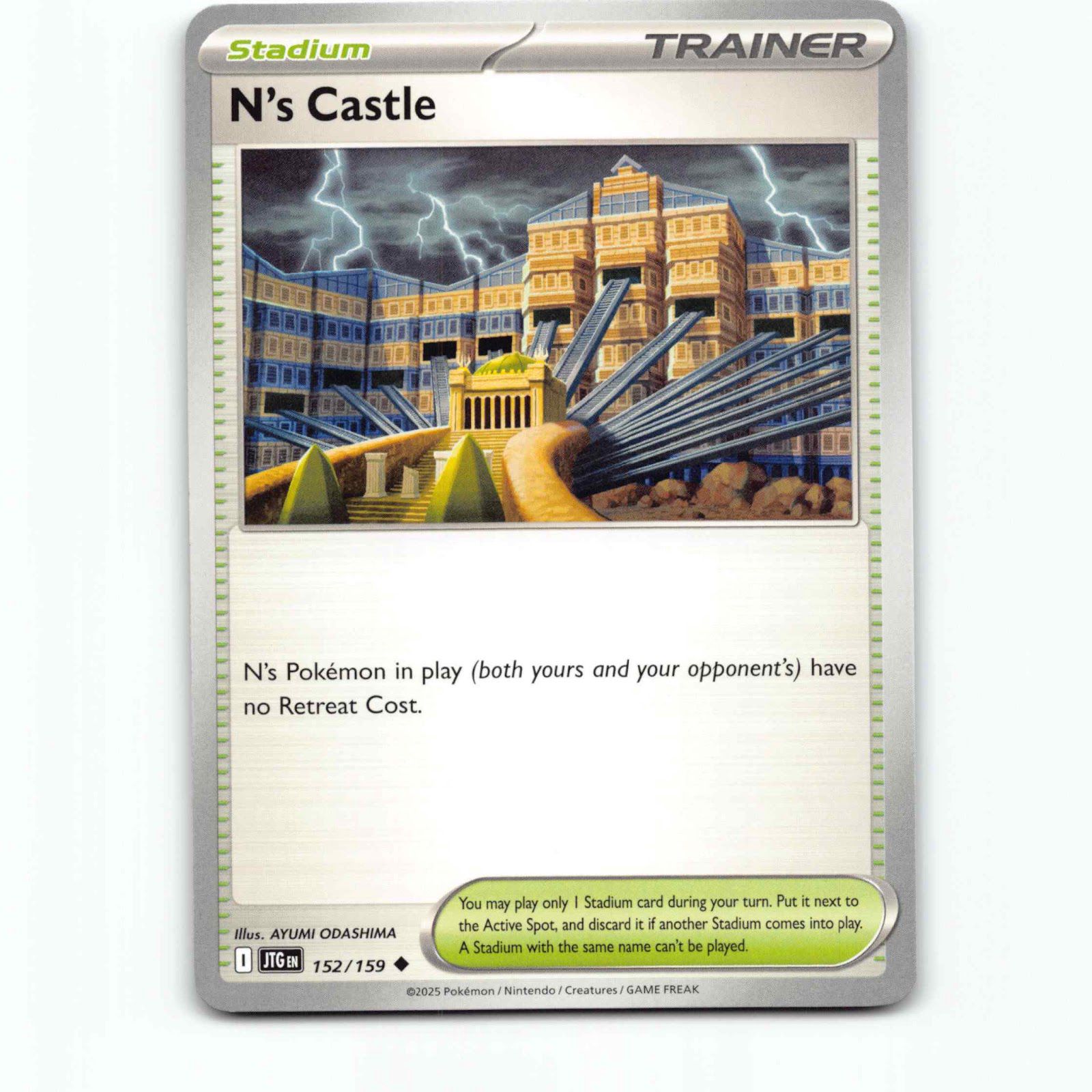 N's Castle 152 Pokémon JTG EN 152/159 Journey Together Pokemon Kort