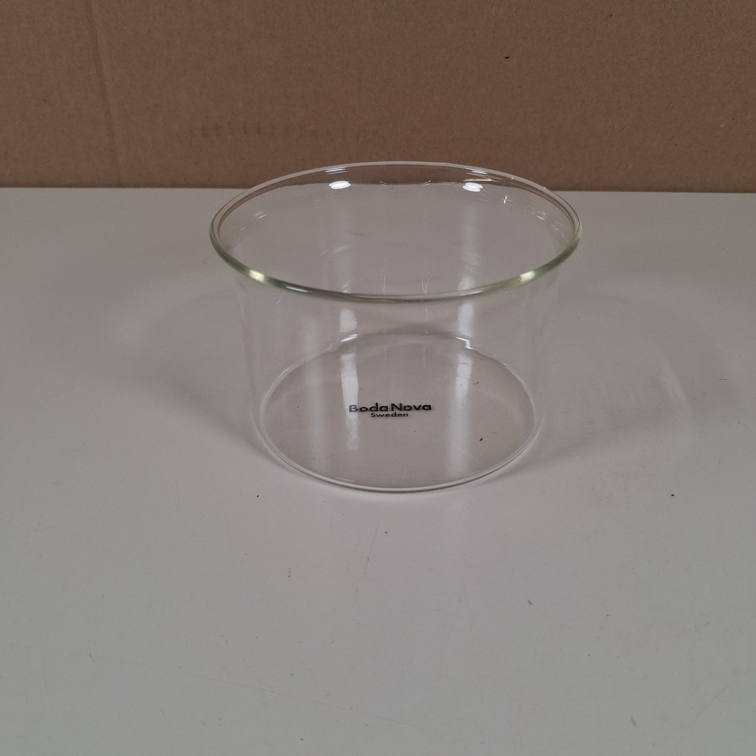 BodaNova Skål Glas Design Signe Persson-Melin Sweden Retro Vintage Boda Nova