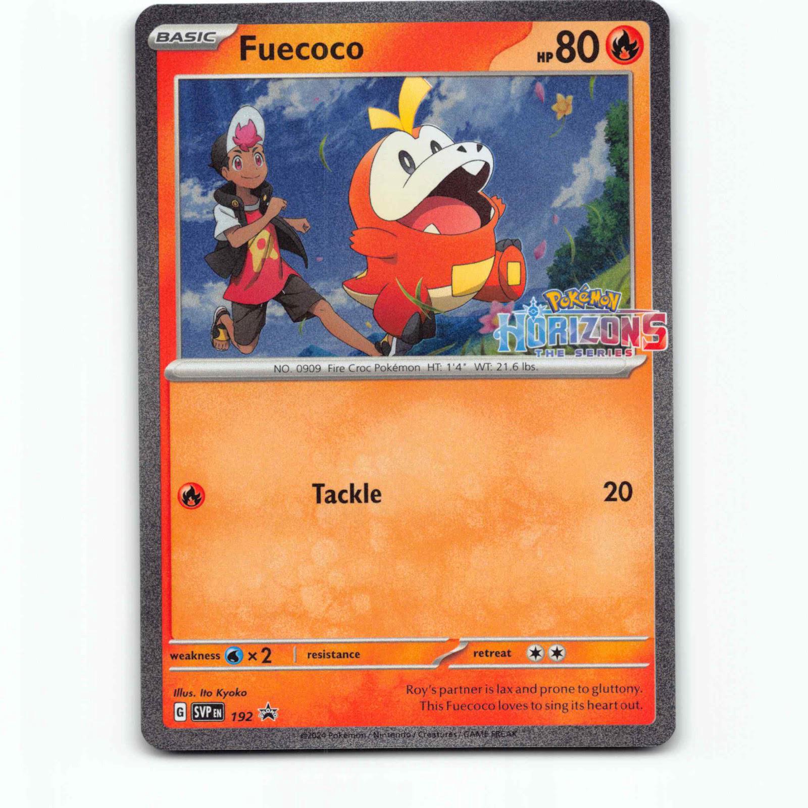 Fuecoco 192 Promo Pokémon SVP EN 192 SVP Black Star Promos Pokemon Kort