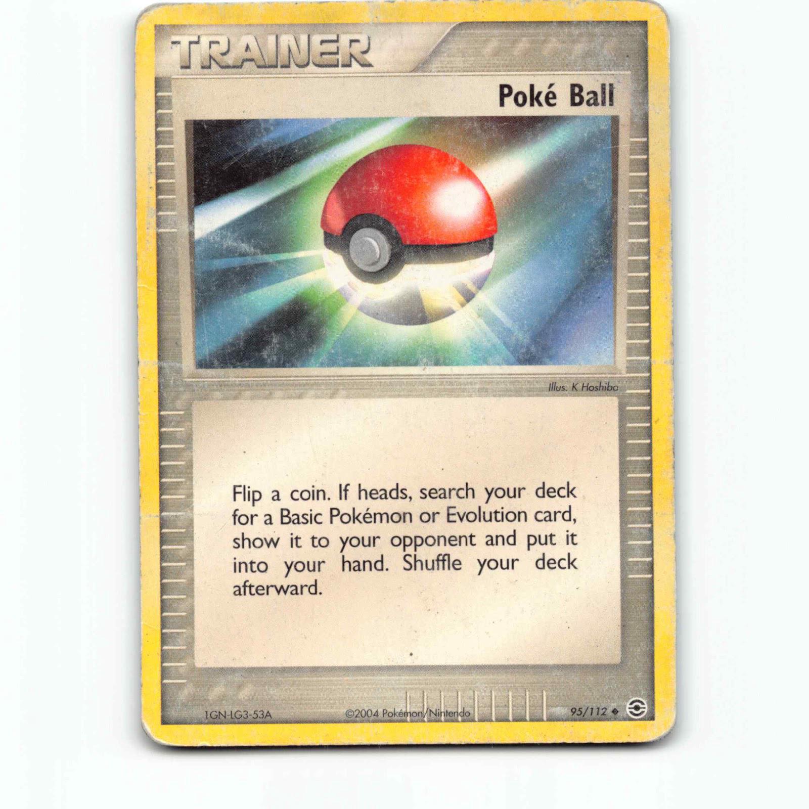Poké Ball 95 Pokémon RG EN 95/112 FireRed & LeafGreen Pokemon Kort EX-Era