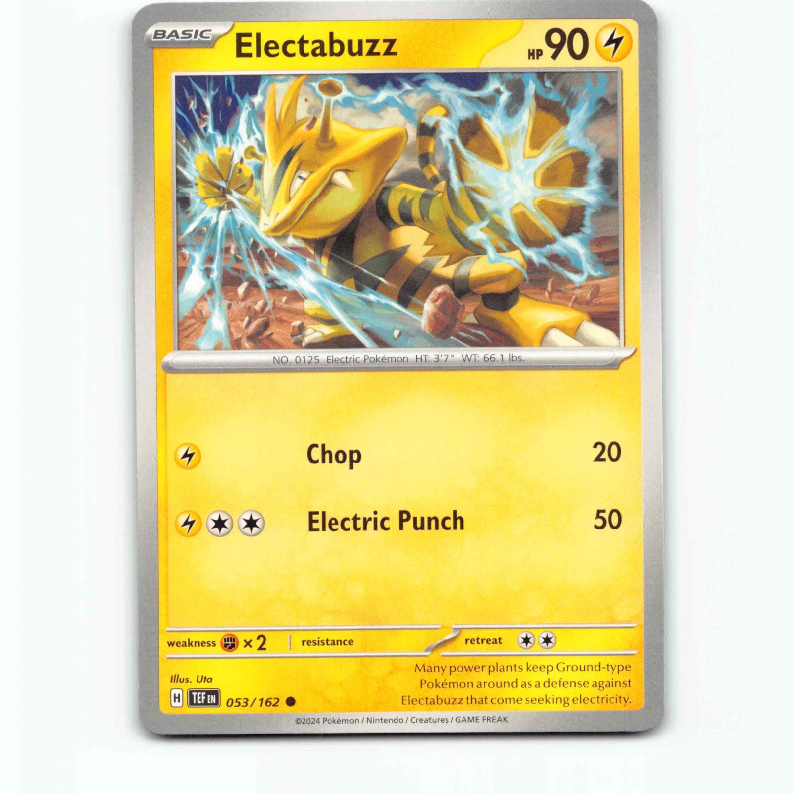 Electabuzz 053/162 Pokémon TEF EN Temporal Forces Pokemon Kort Scarlet & Violet