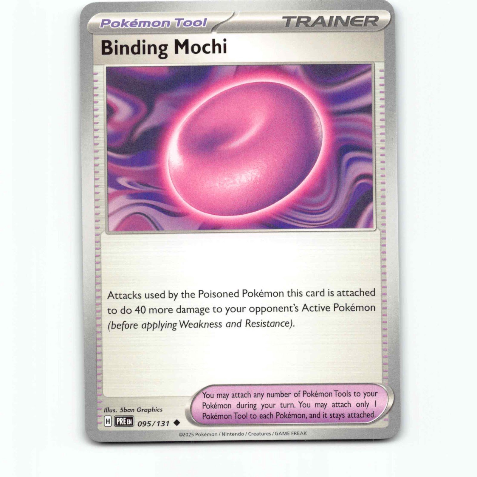 Binding Mochi 95 Pokémon PRE EN 095/131 Prismatic Evolutions Pokemon Kort