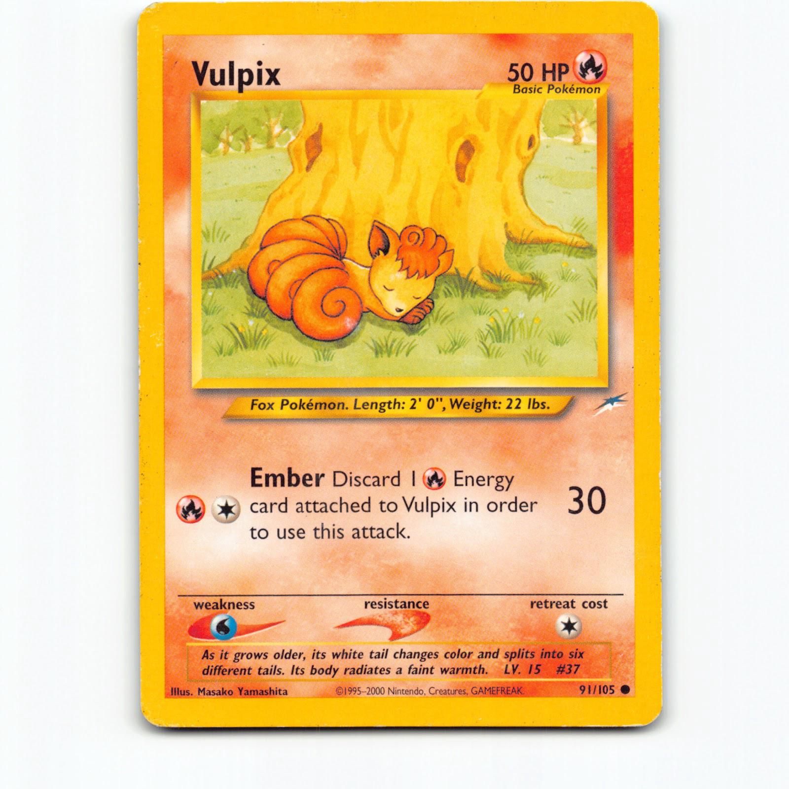 Pokémon Vulpix N4 EN 091/105 Pokemon Kort Neo Destiny Wizards of The Coast