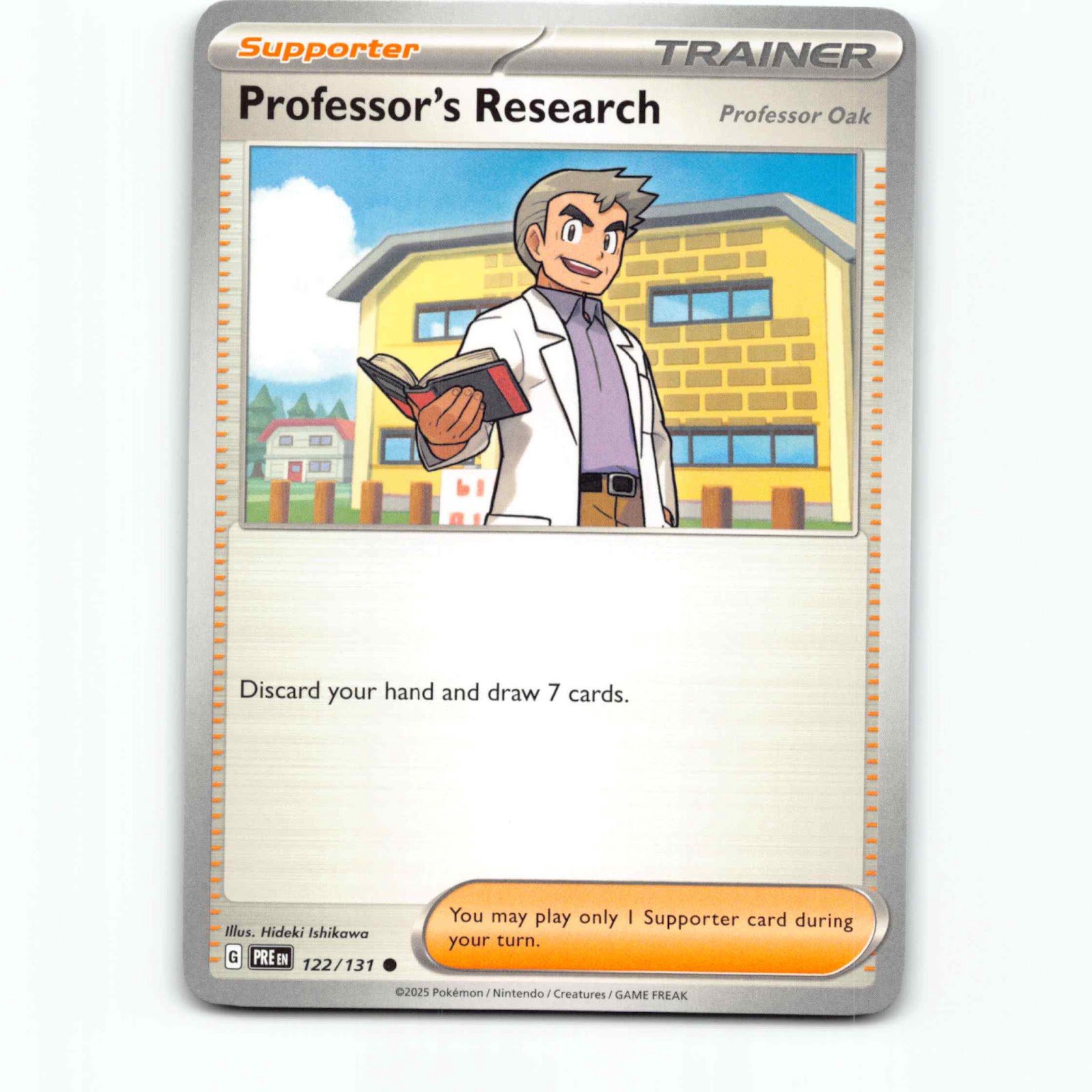 Professor's Research: Professor Oak 122/131 Pokémon PRE EN Prismatic Evolutions