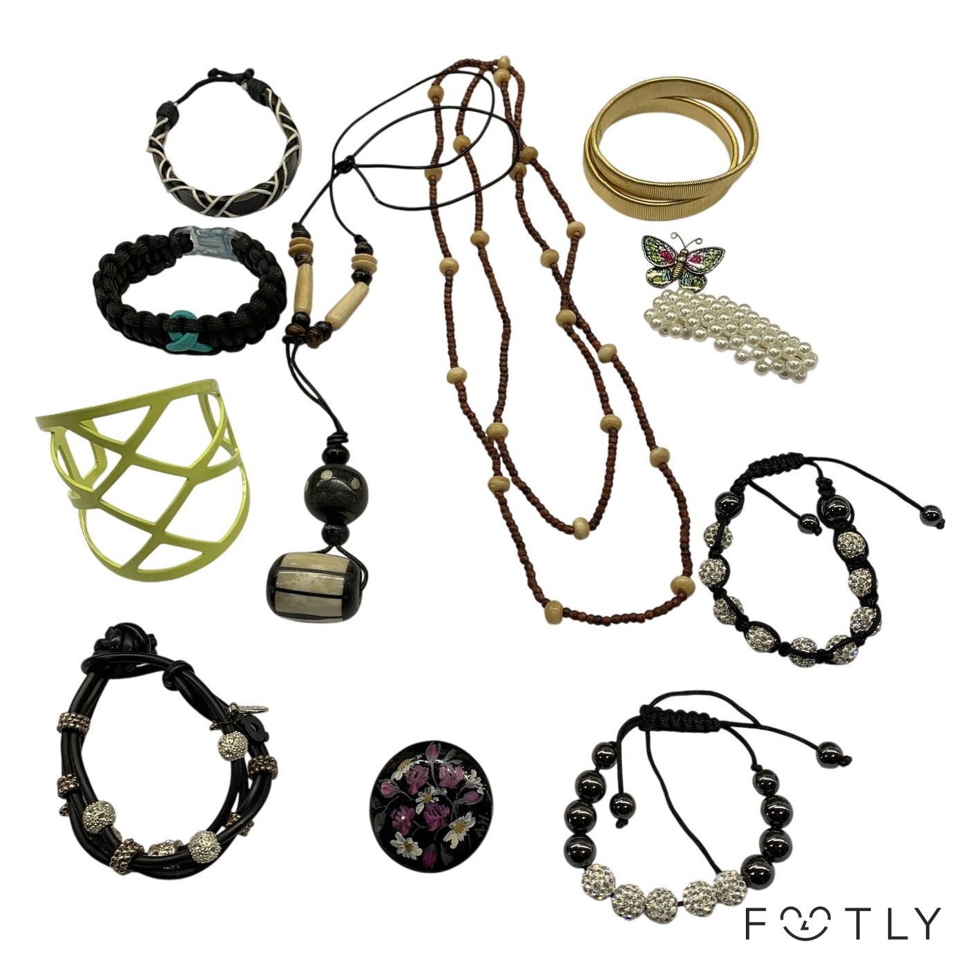 Smyckespaket Smycken Armband Halsband Brosch Paket Smycke Mixade Material
