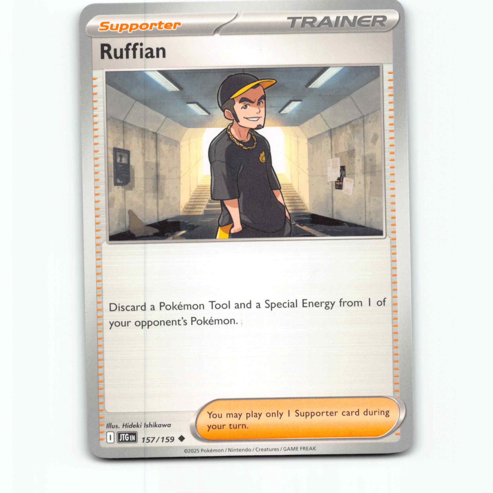 Ruffian 157/159 Pokémon JTG EN Journey Together Pokemon Kort Scarlet & Violet