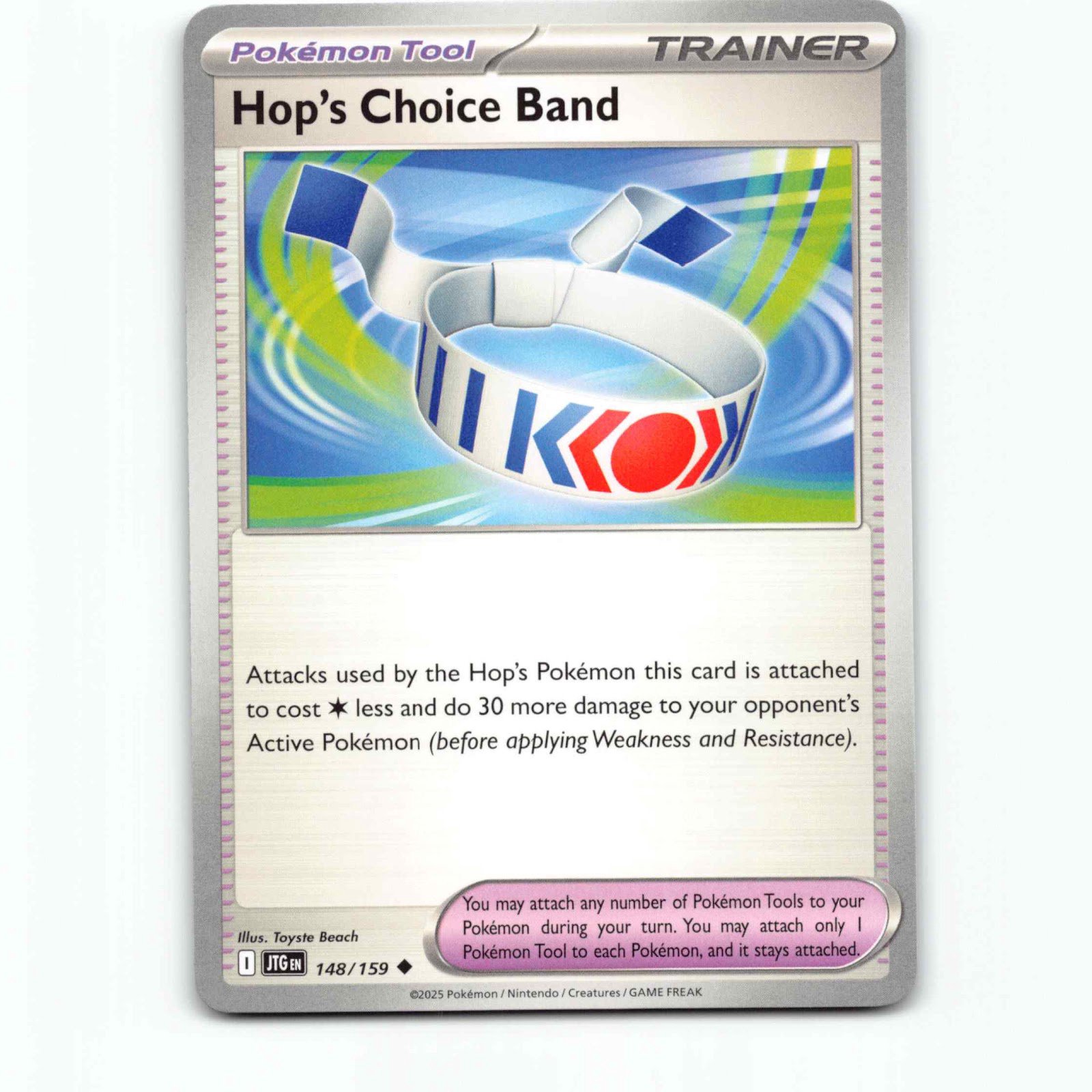Hop's Choice Band 148/159 Pokémon JTG EN Journey Together Pokemon Kort Scarlet &