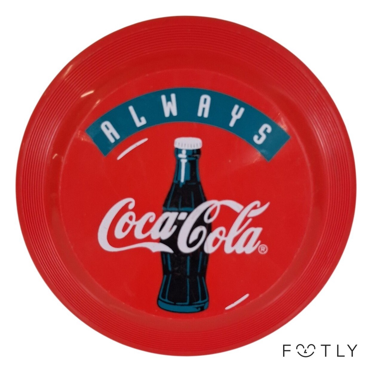 Retro Coca-Cola Always Frisbee Vintage Plast Made In Germany Reklam Coke Coca