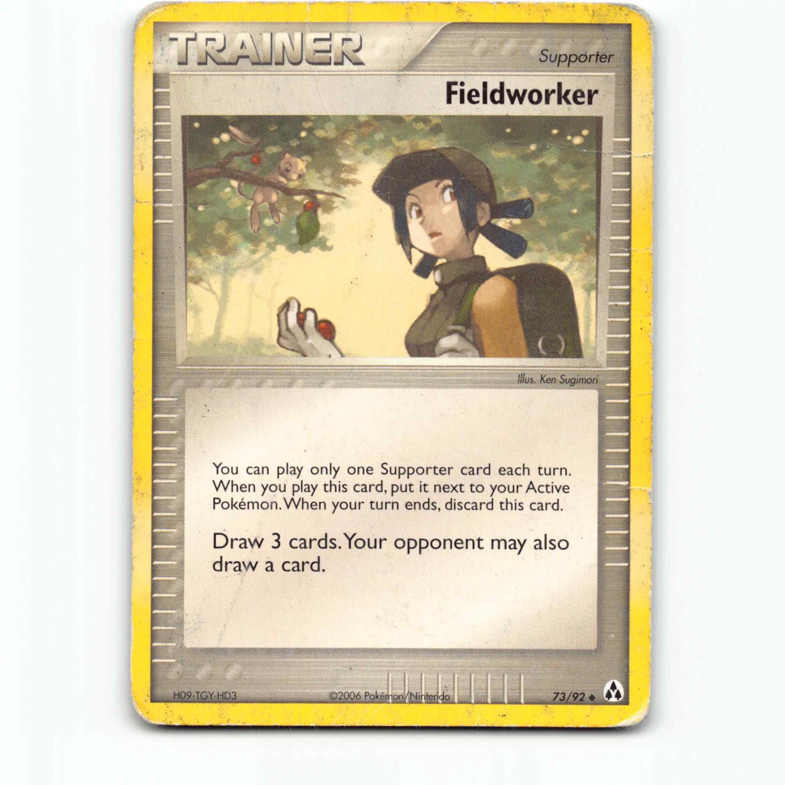 Fieldworker 73 Pokémon LM EN 73/92 Legend Maker Pokemon Kort EX-Era