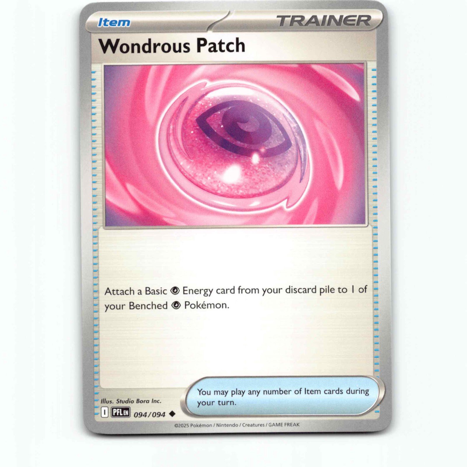 Wondrous Patch 094/094 Pokémon PFL EN Phantasmal Flames Pokemon Kort Mega Evolut