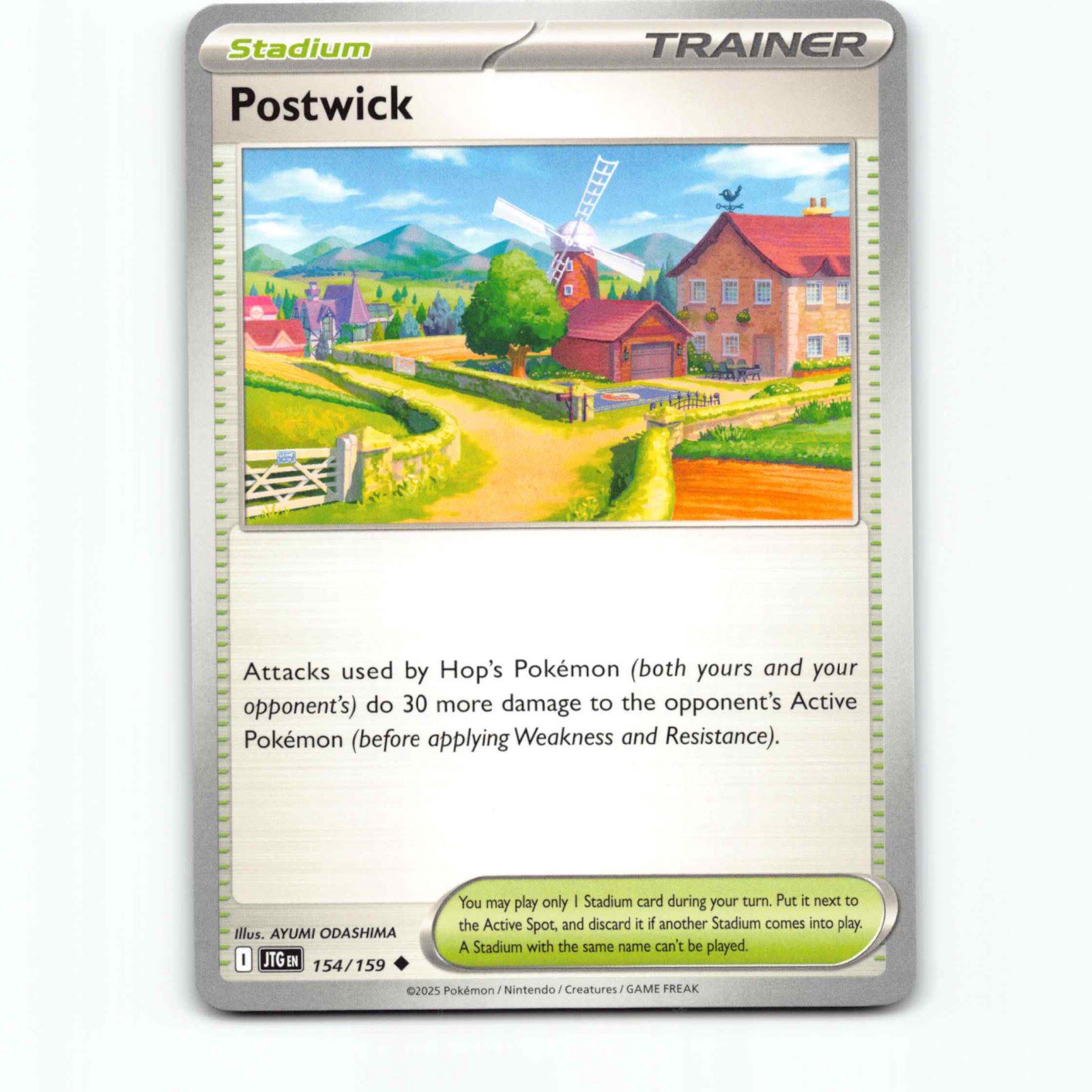 Postwick 154/159 Pokémon JTG EN Journey Together Pokemon Kort Scarlet & Violet