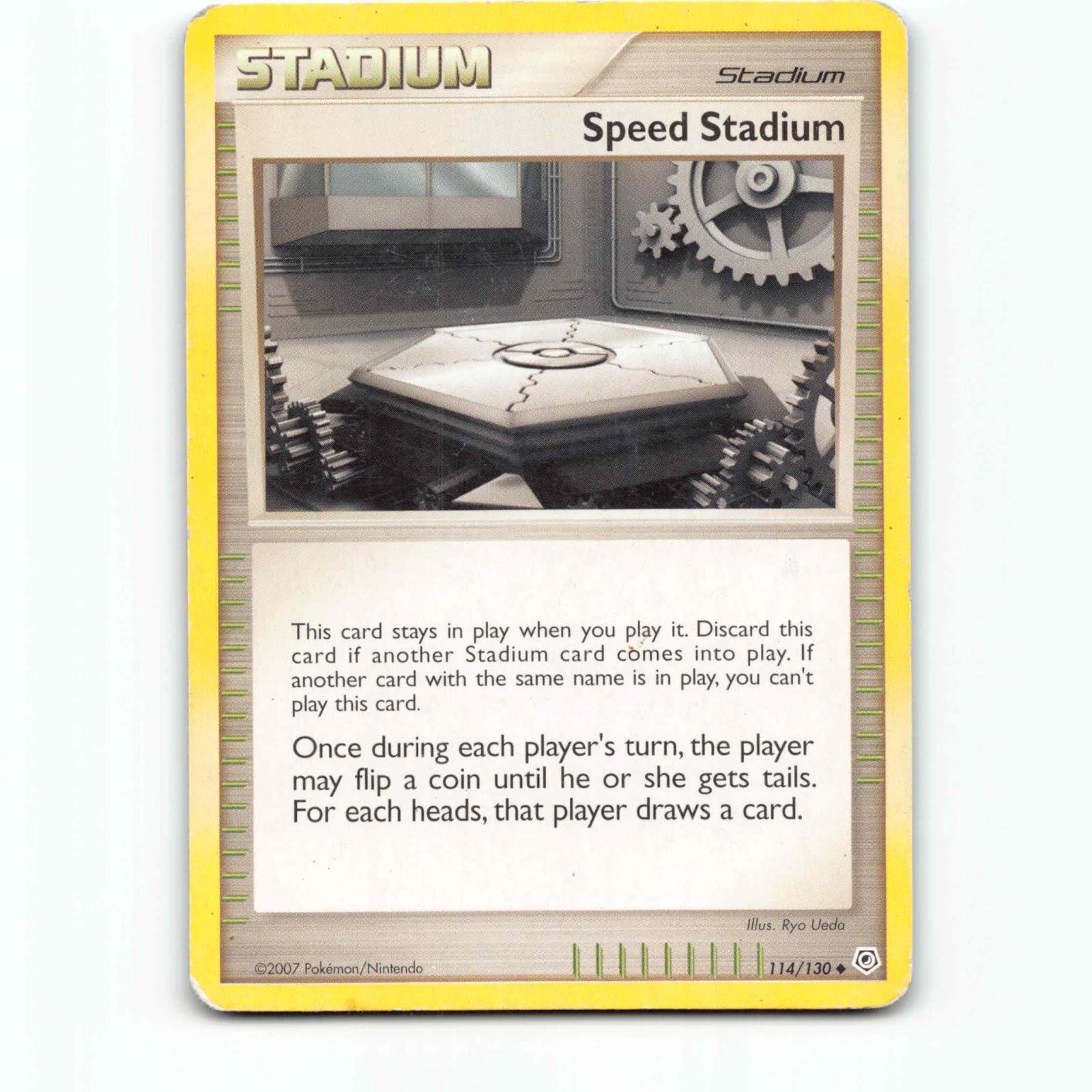 Speed Stadium 114 Pokémon DP EN 114/130 Diamond & Pearl Pokemon Kort